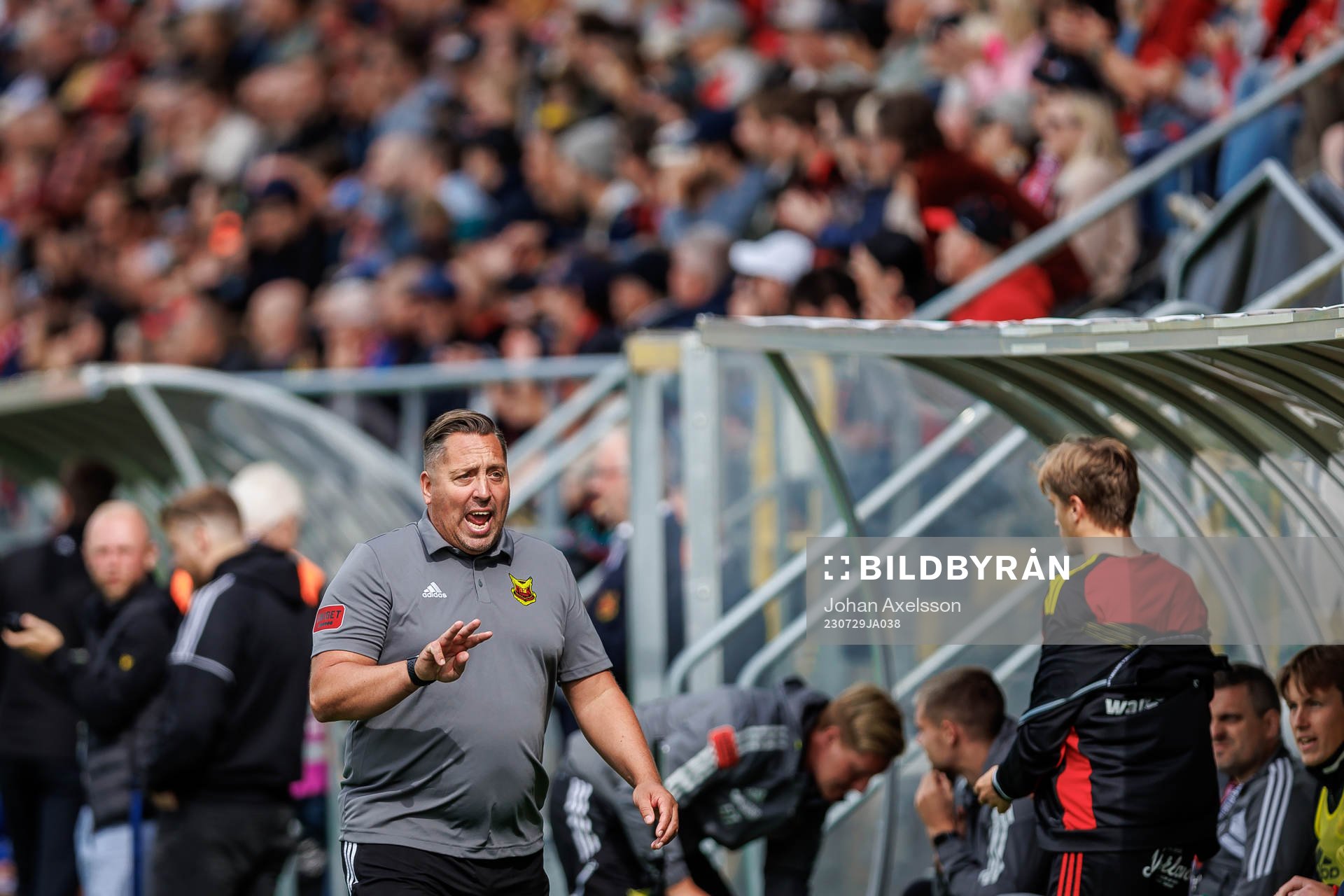 Östersunds tränare Magnus Powell