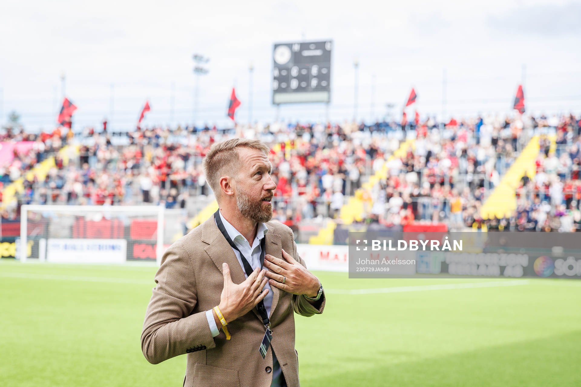 Graham Potter tidigare tränare i Östersund