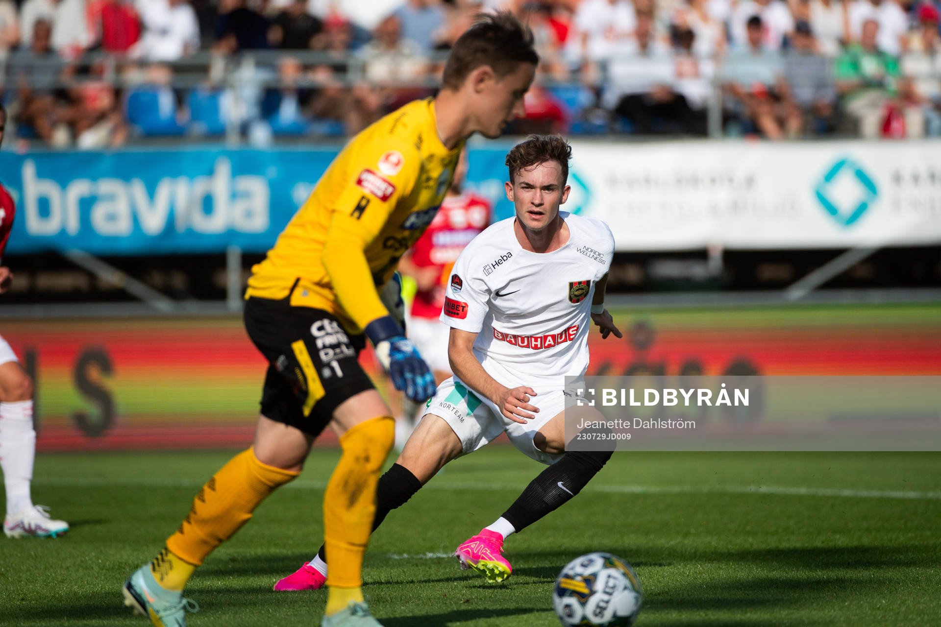 Degerfors målvakt Sondre Lovseth Rossbach och