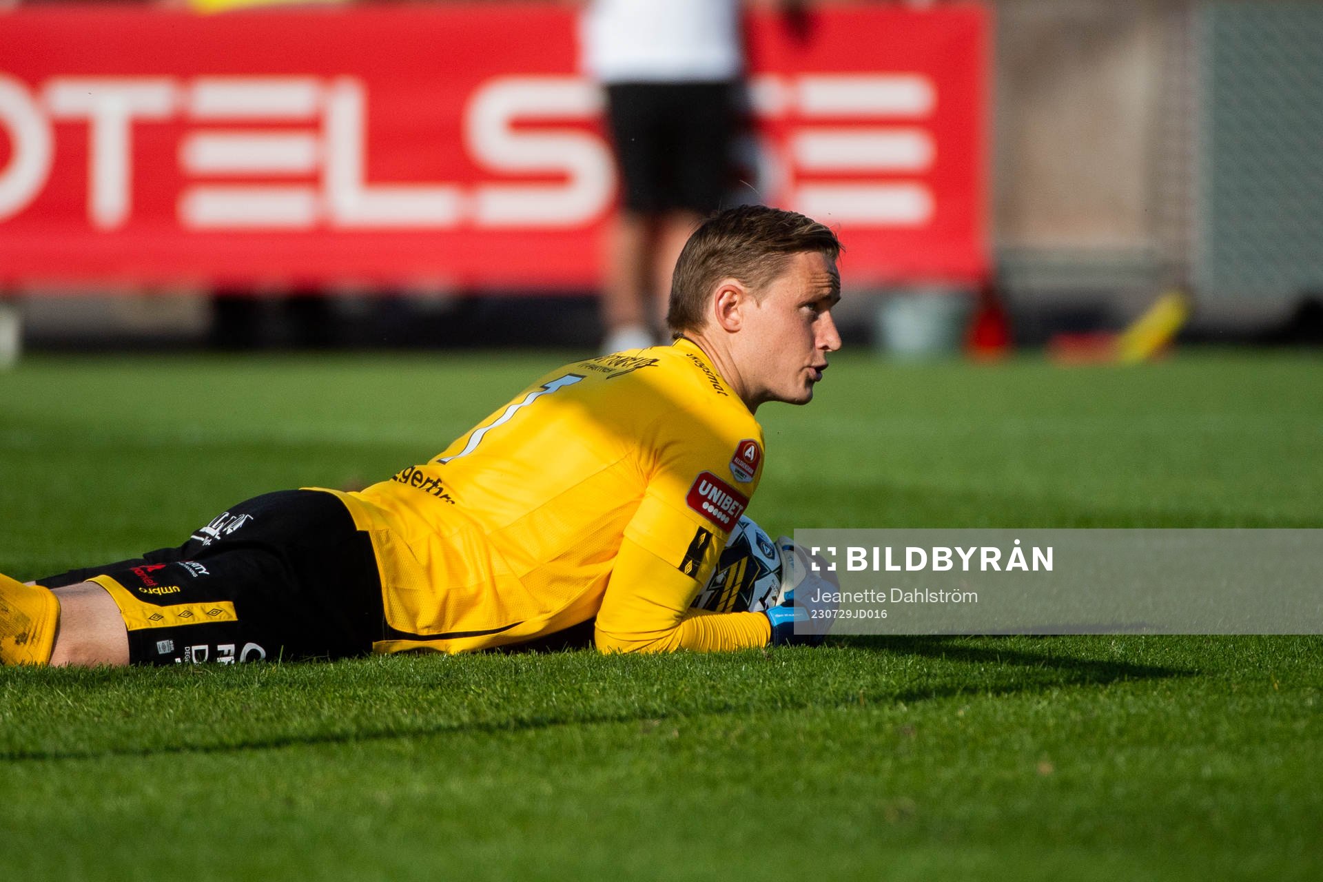 Degerfors målvakt Sondre Lovseth Rossbach