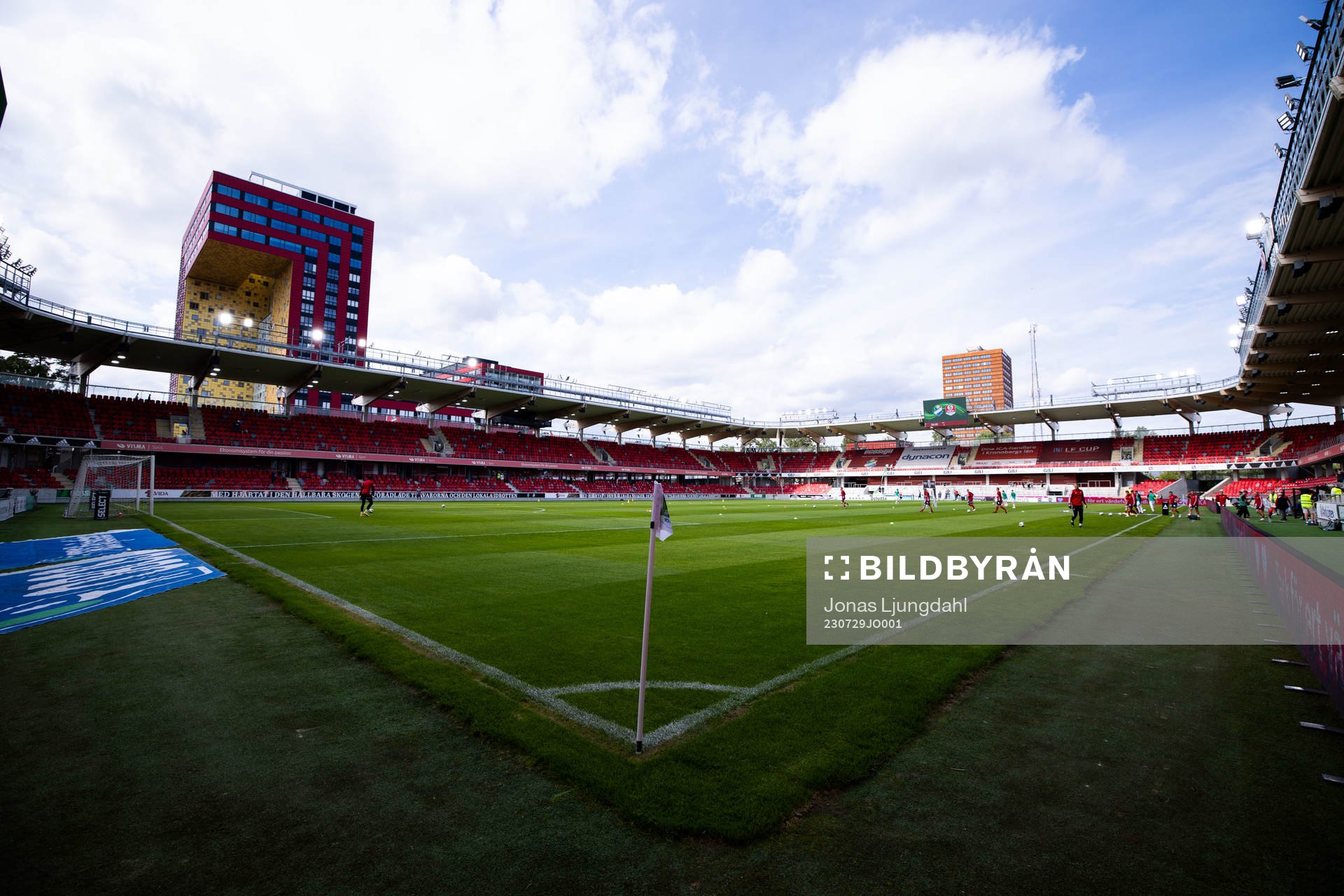 Interiör vy av Visma Arena