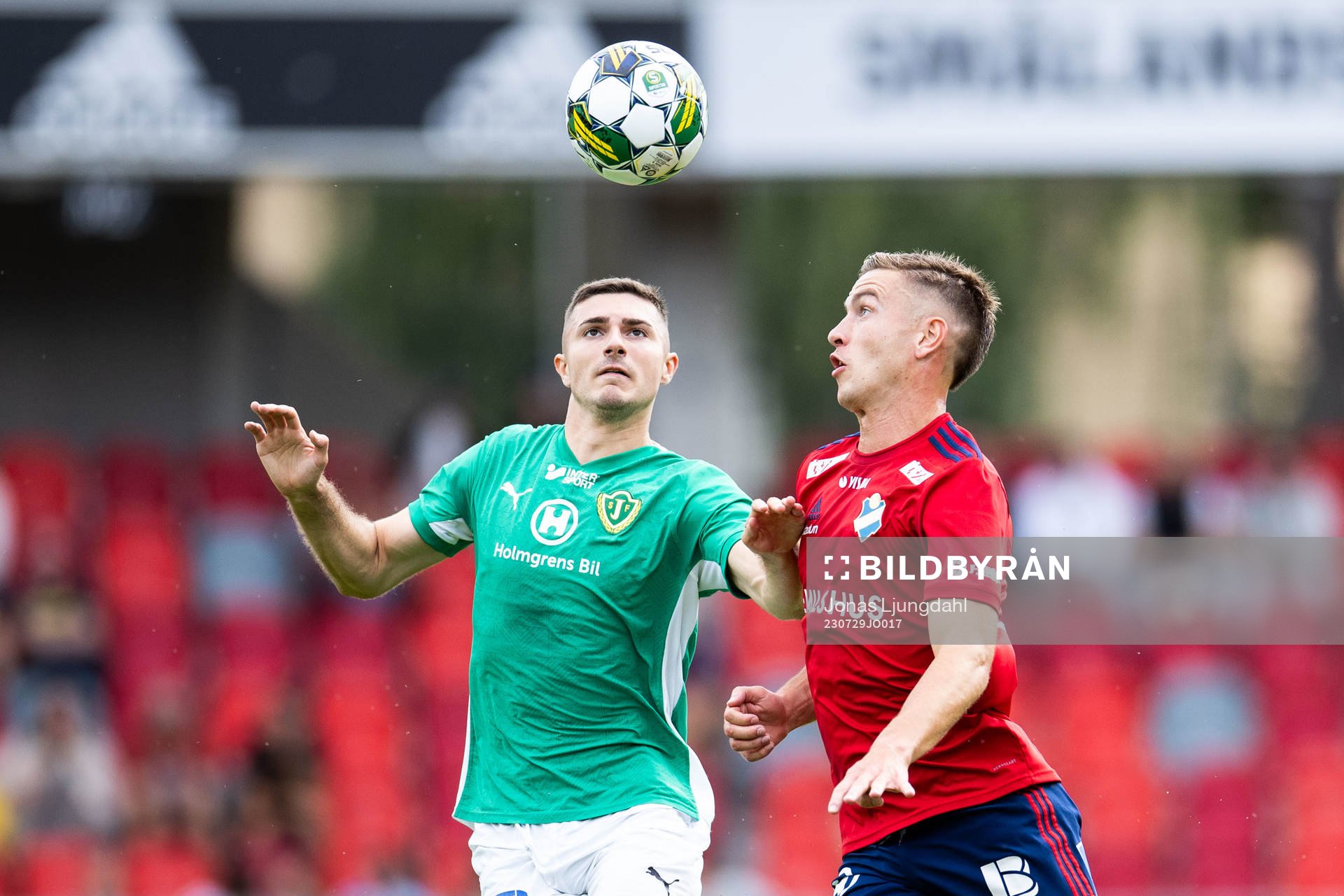 Jönköpings Södras Marko Nikolic och Östers Runar Thor