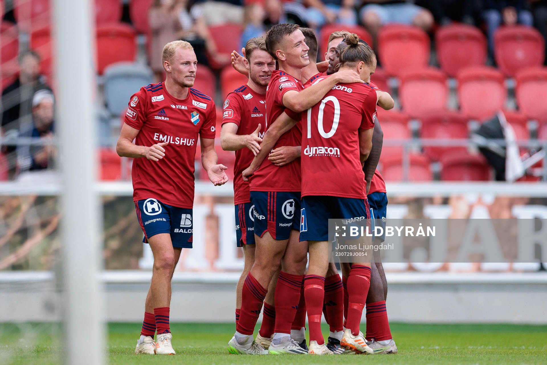 Östers Adam Bergmark Wiberg, Daniel Ljung och Runar Thor