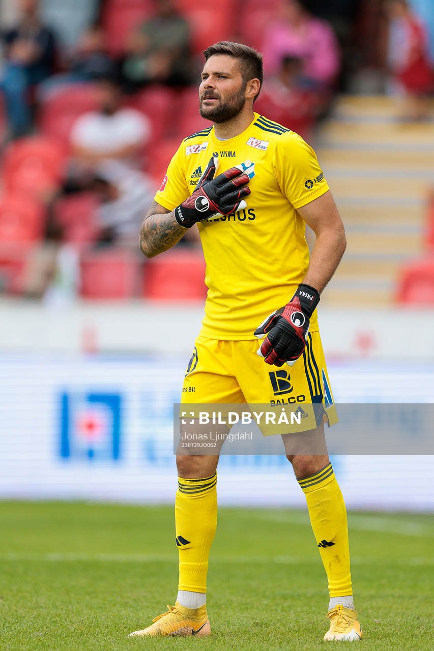 Östers målvakt Miloje Prekovic