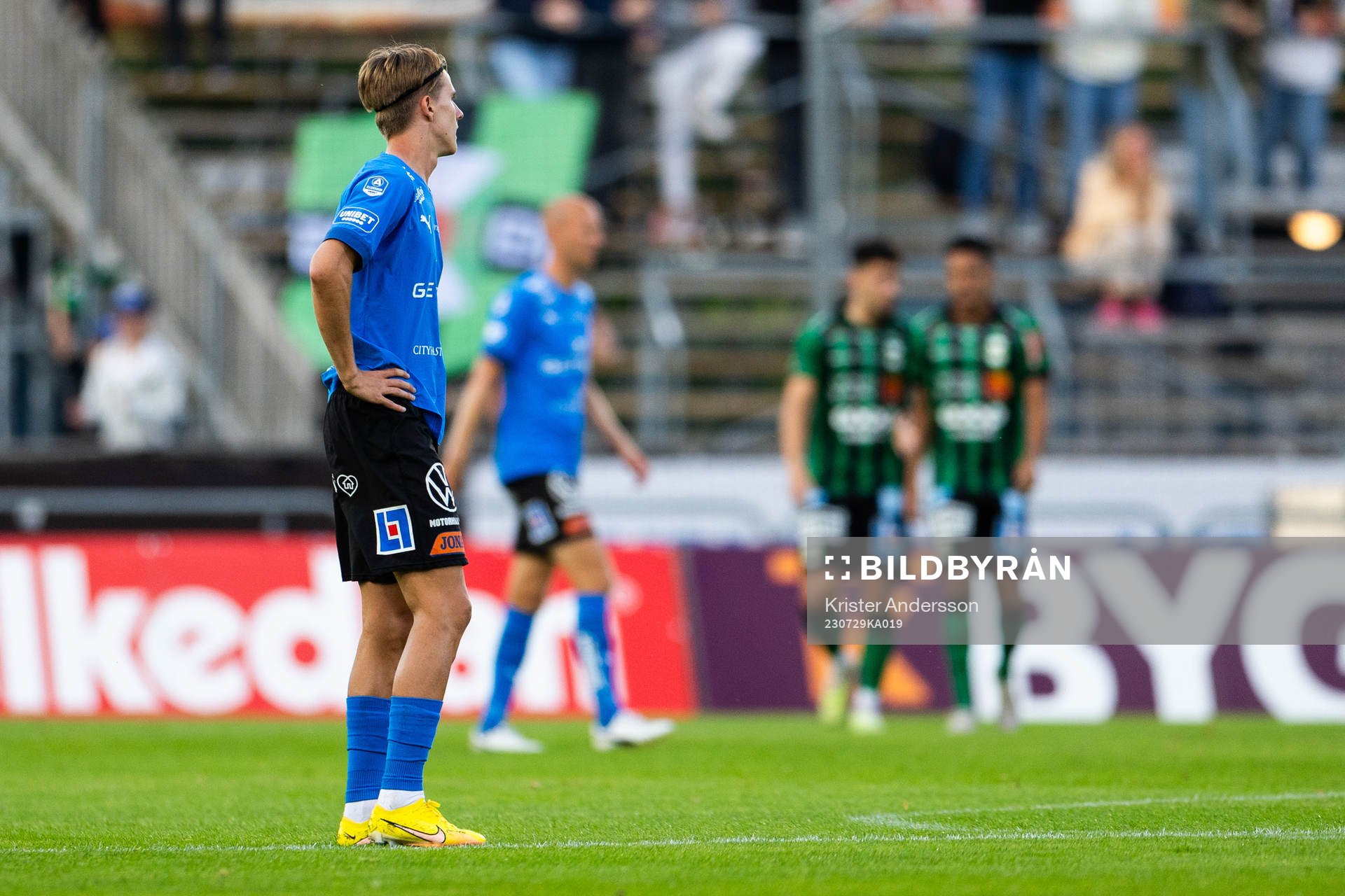 Halmstads Erik Ahlstrand deppar