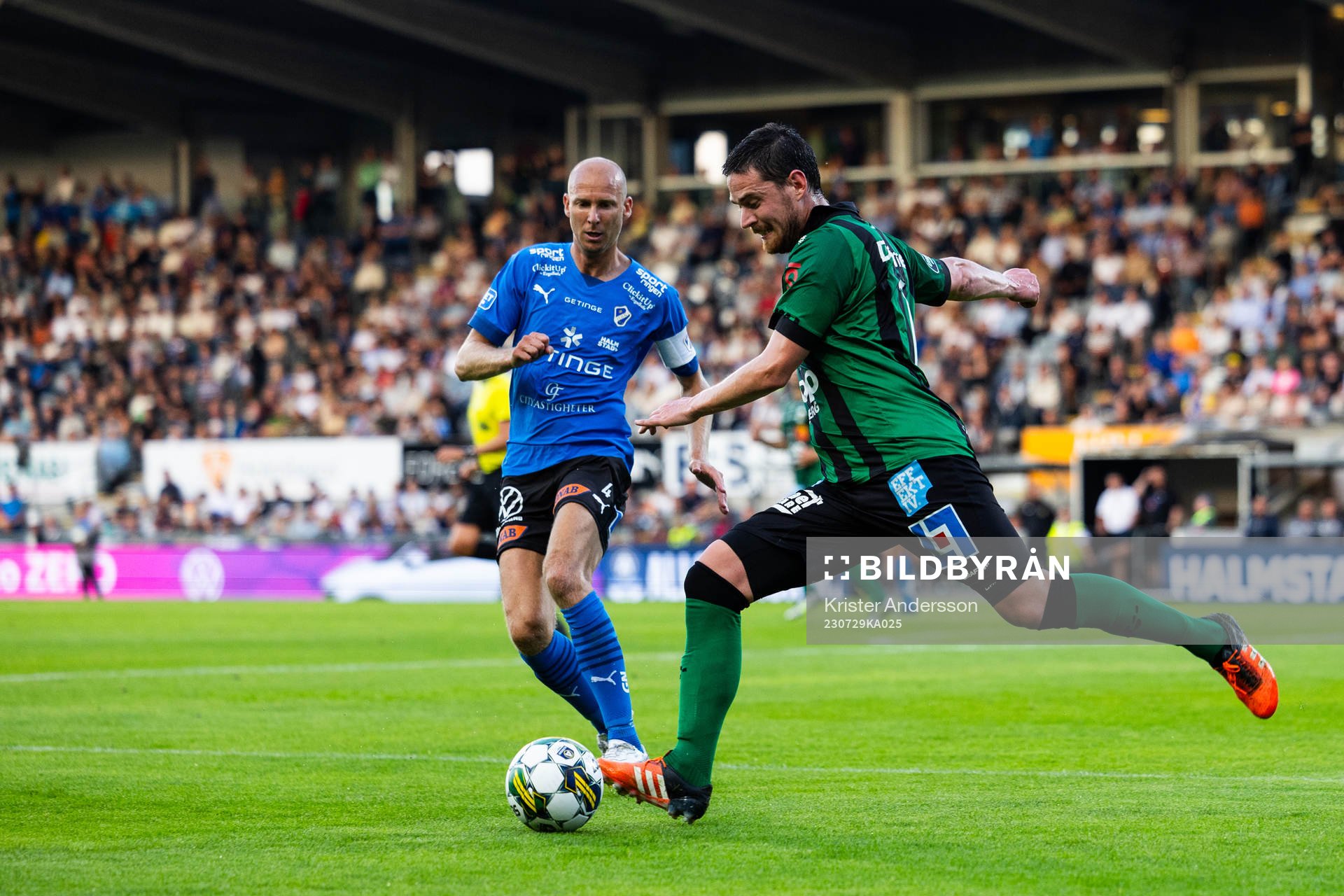 Halmstads Andreas Johansson och Varbergs Robin Tranberg