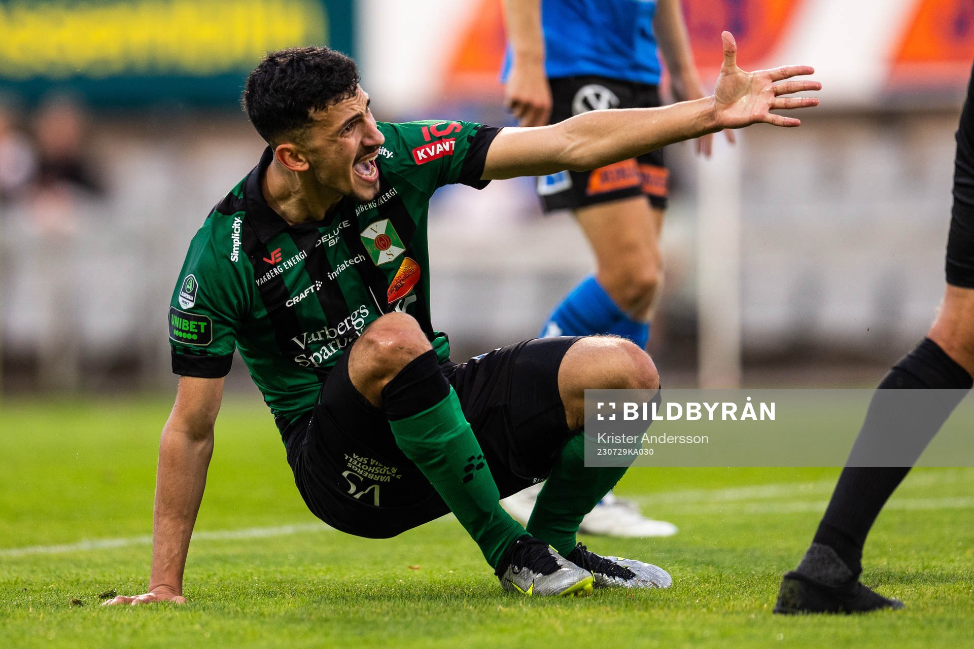 Varbergs Varbergs Dion Krasniqi reagerar