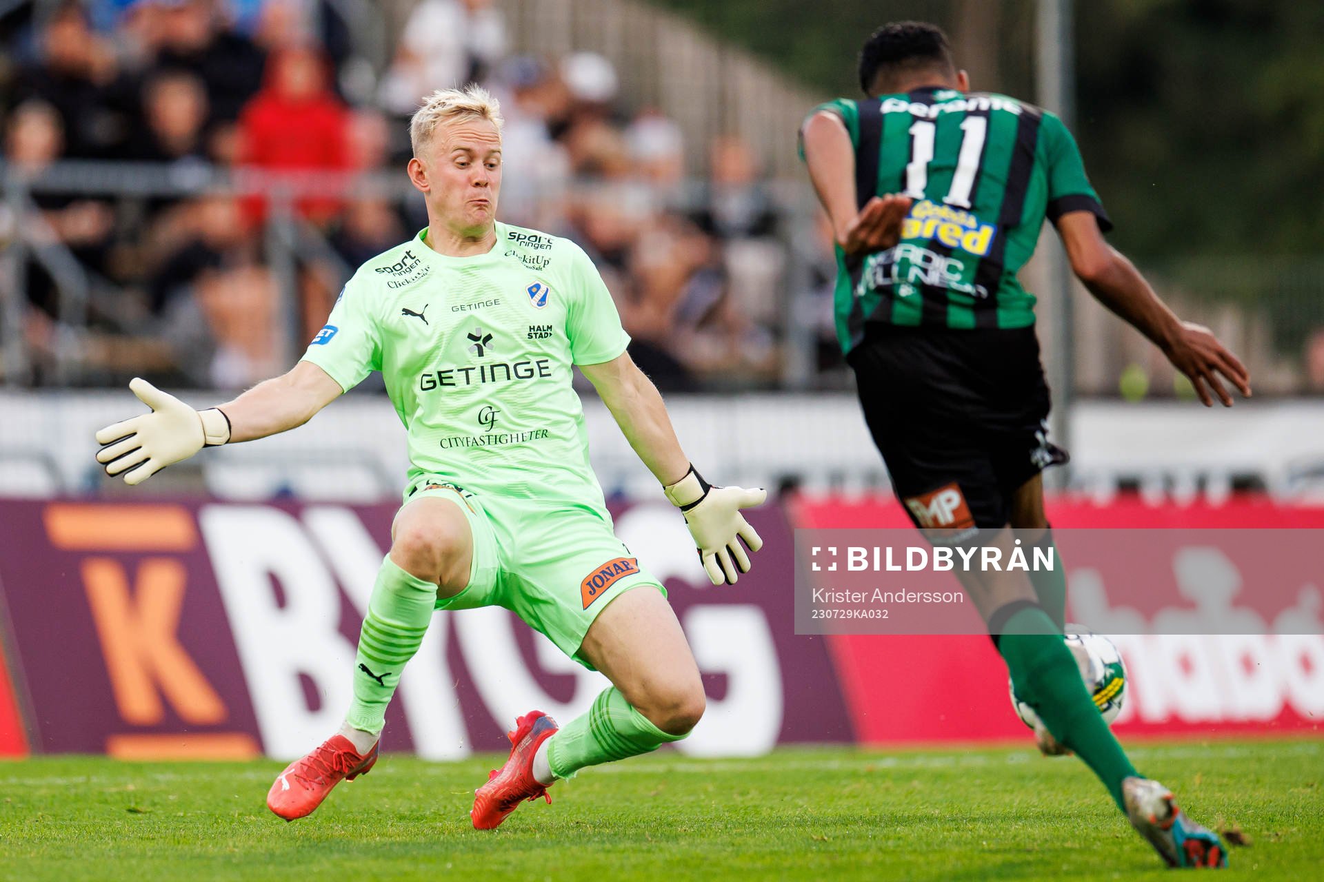 Halmstads målvakt Malte Påhlsson