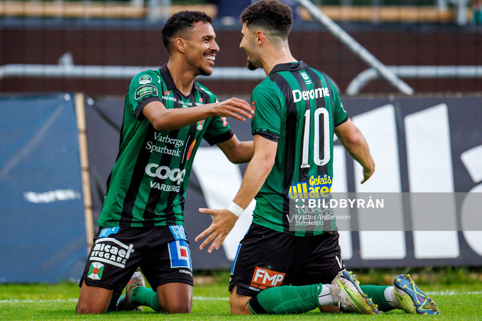 Varbergs Eliton Pardinho Toreta Junior och Ismet Lushaku
