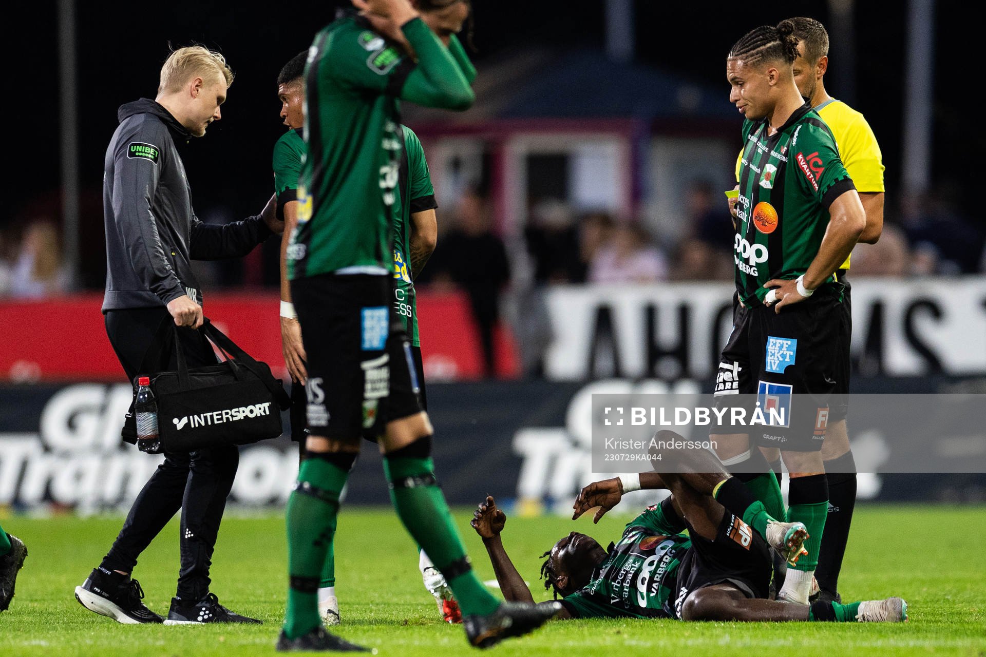Varbergs Filipe Sisse har ont