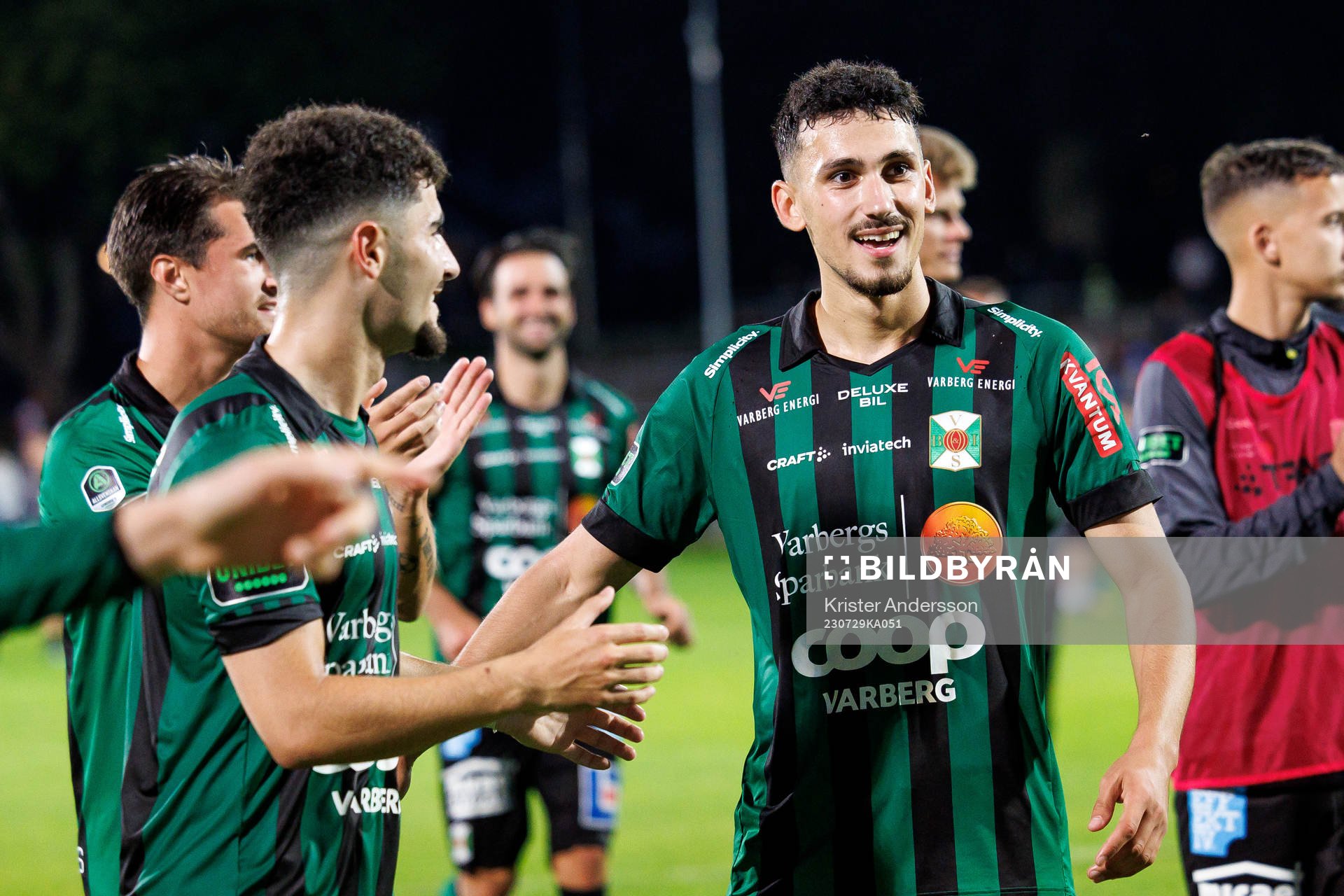 Varbergs Dion Krasniqi jublar