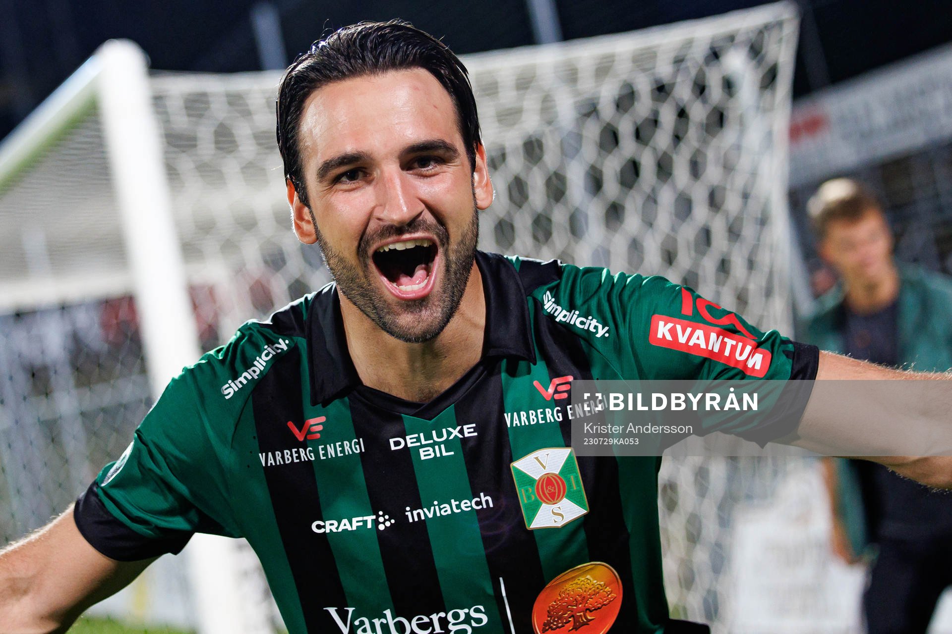 Varbergs Oliver Stanisic jublar