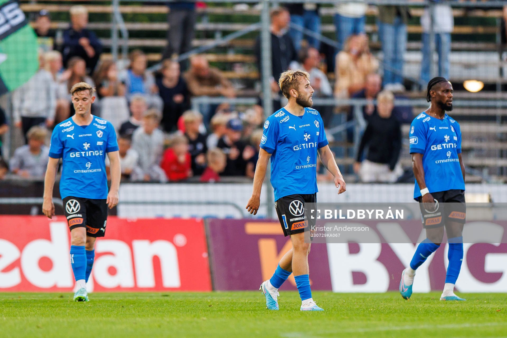 Halmstads Jonathan Svedberg, Jack Cooper-Love och Joseph