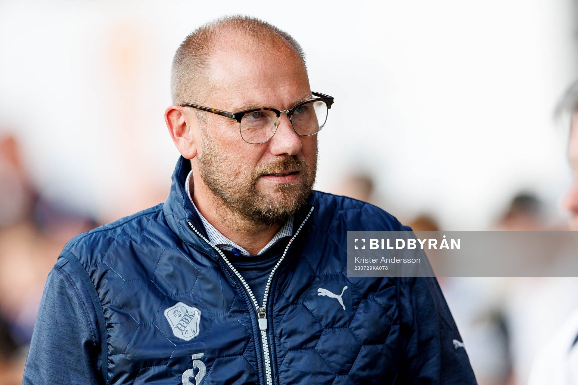 Halmstads tränare Magnus Haglund