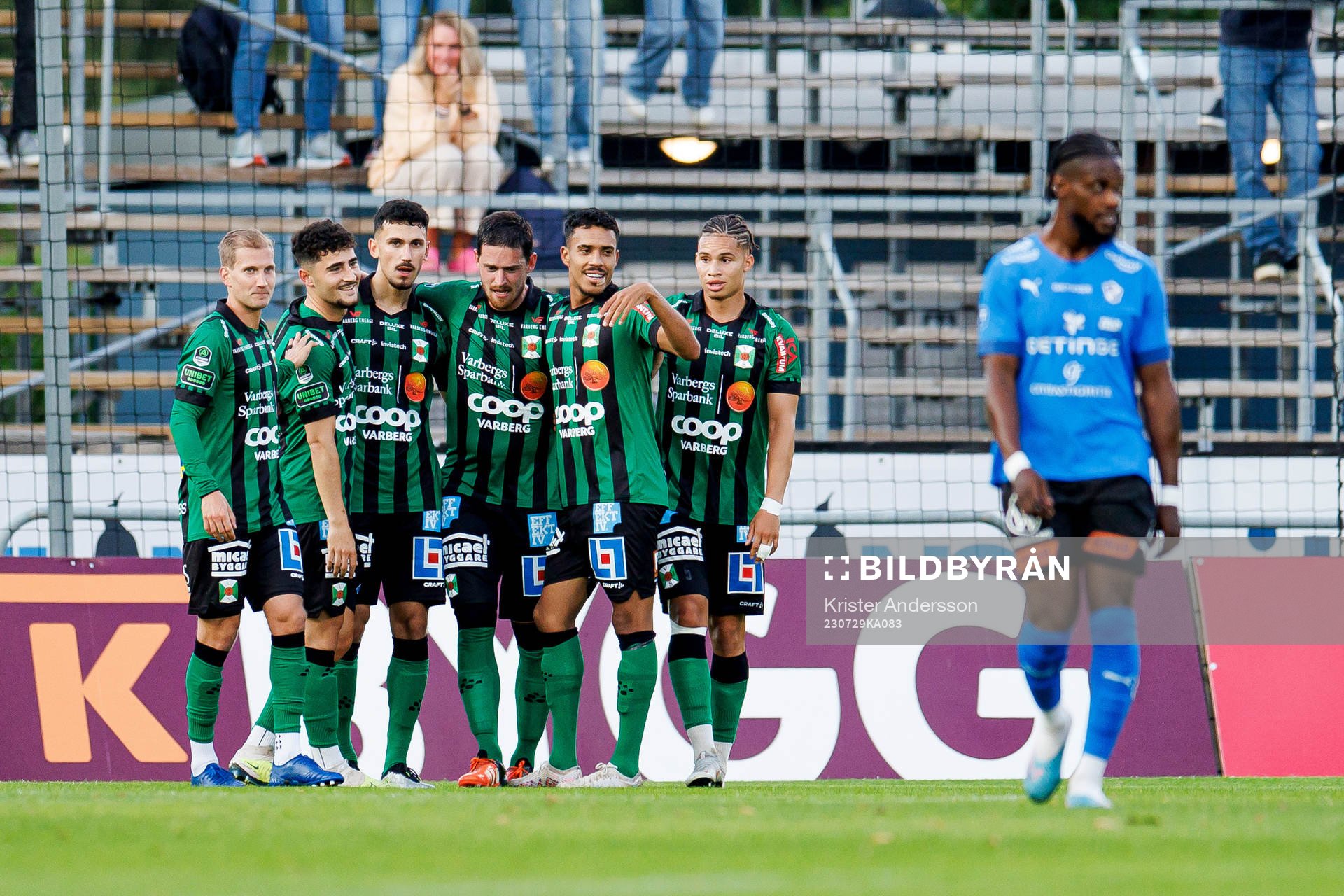 Varbergs spelare jublar