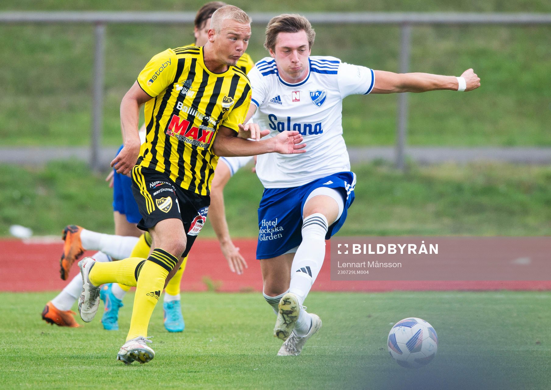 IFK Hässleholms Olle Kjellman Olblad I matchen i div. 2