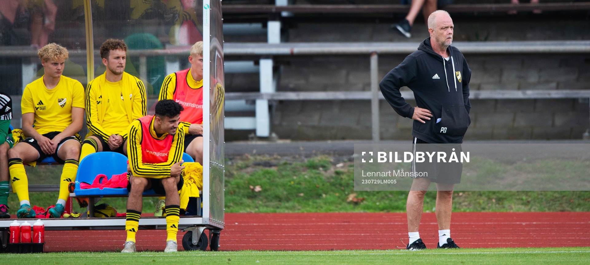 IFK Hässleholms Percy Olsson I matchen i div. 2 mellanIFK