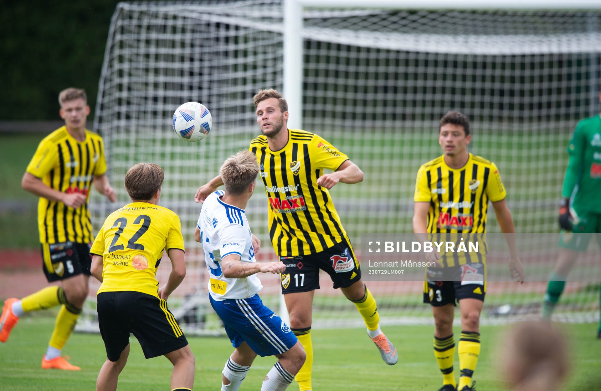 IFK Hässleholms Marcus Thuvesson I matchen i div. 2
