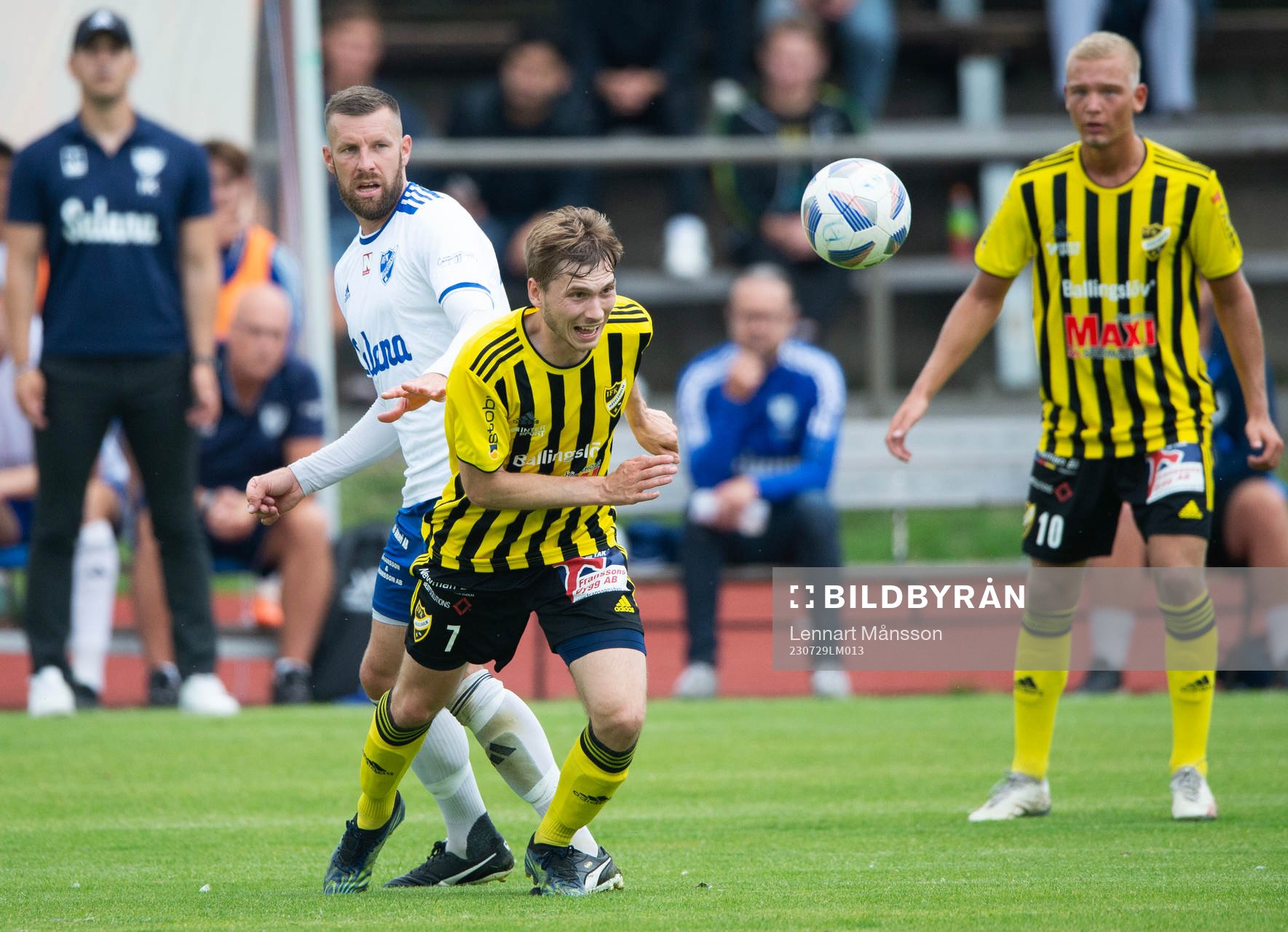 IFK Hässleholms Edvin Nilsson I matchen i div. 2 mellanIFK