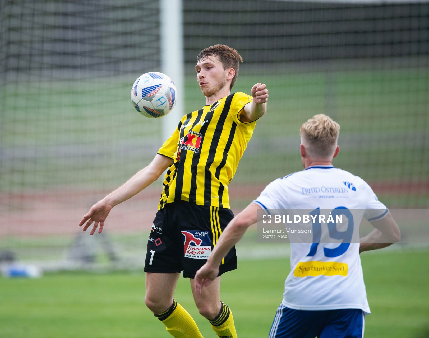 IFK Hässleholms Edvin Nilsson I matchen i div. 2 mellanIFK