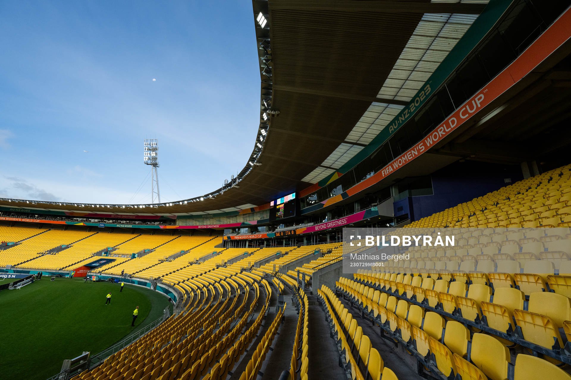 General view of Wellington Regional Stadium