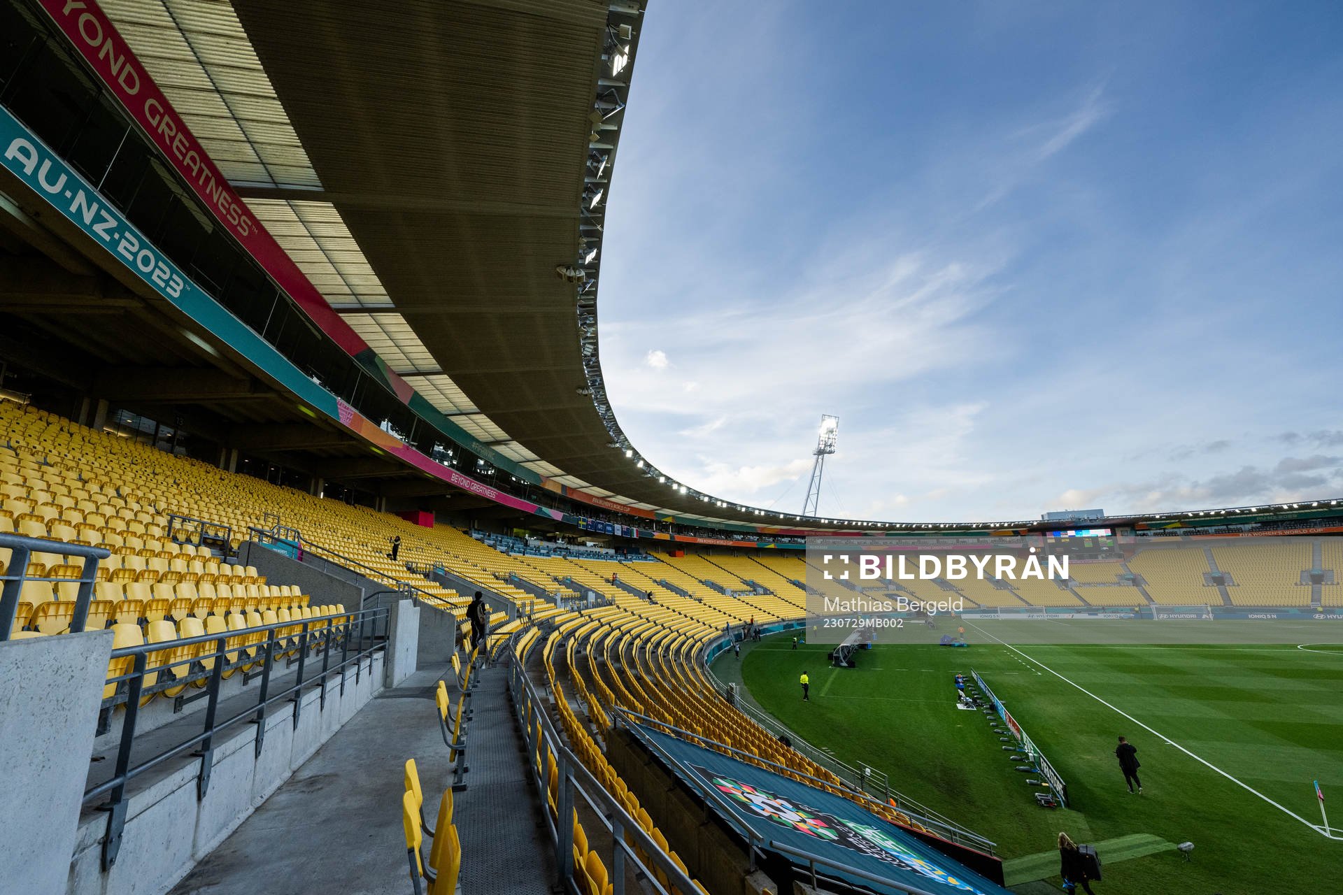 General view of Wellington Regional Stadium