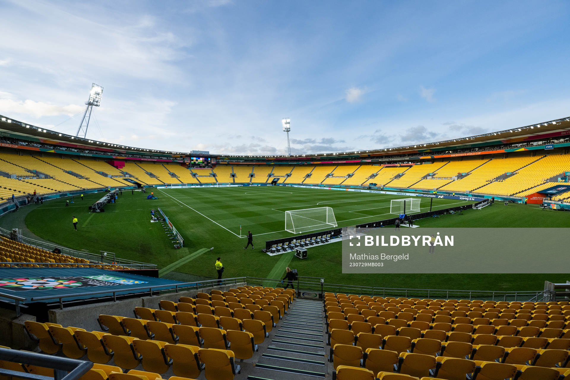 General view of Wellington Regional Stadium