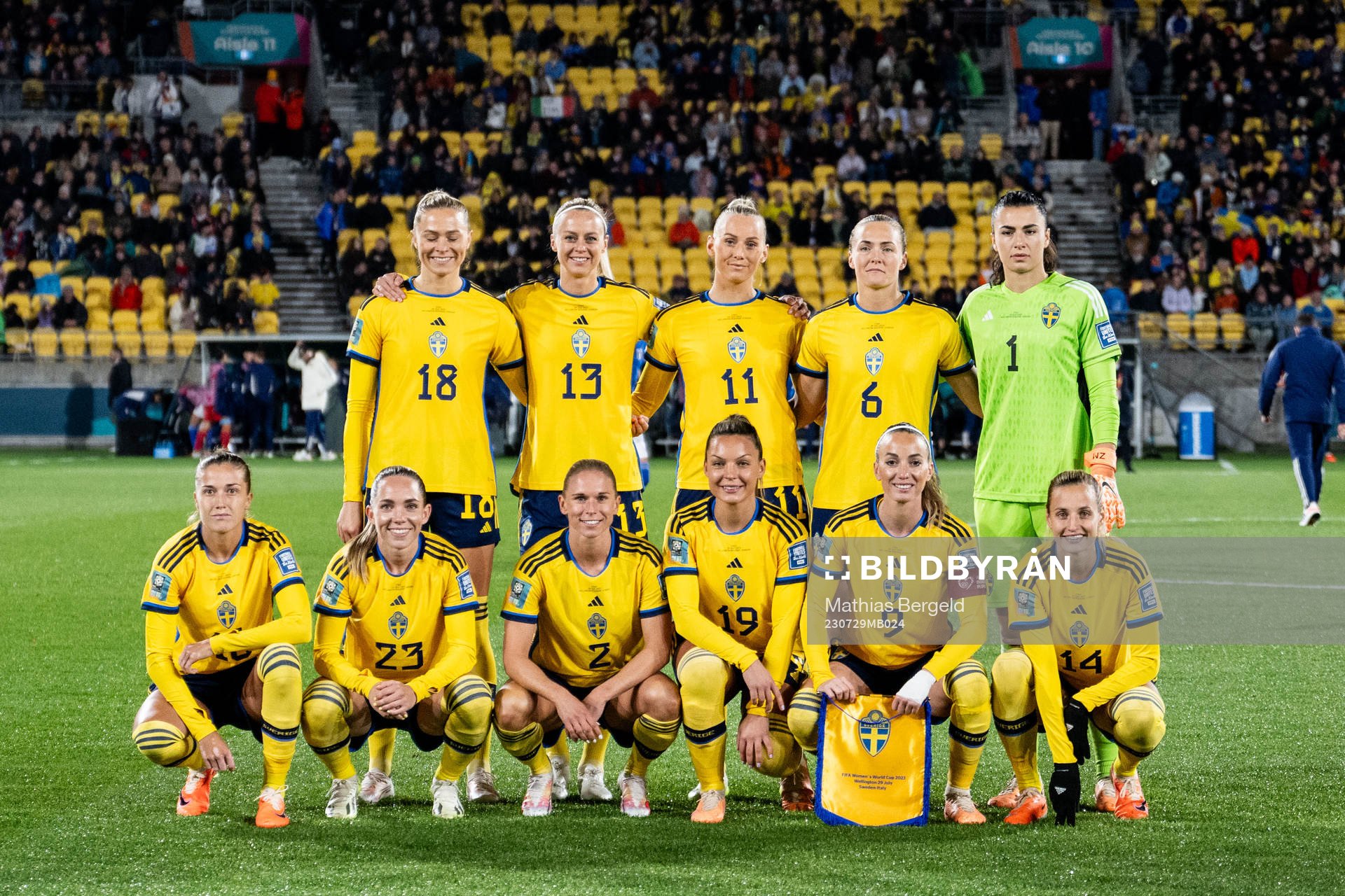 Fridolina Rolfö, Amanda Ilestedt, Stina Blackstenius,