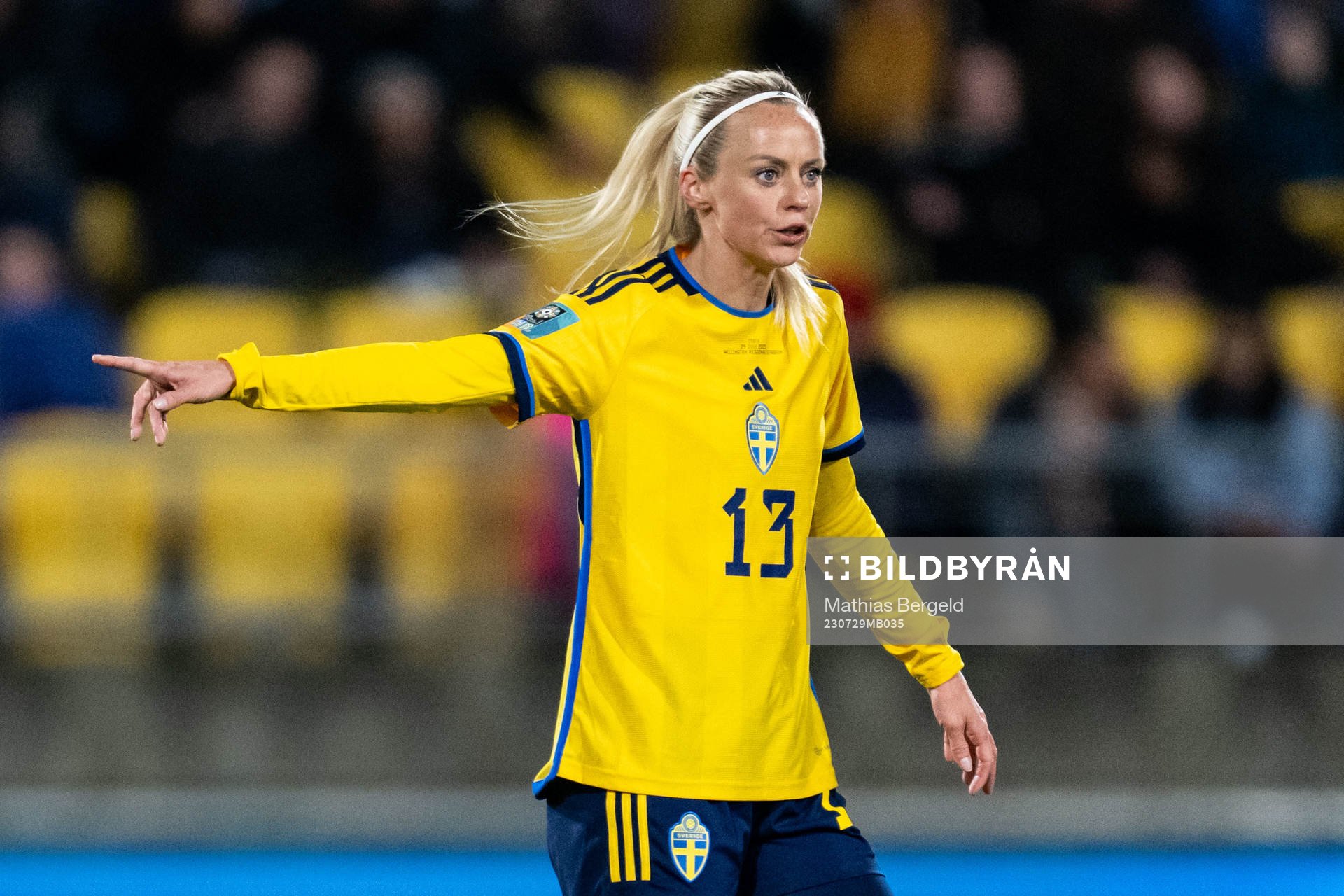 Amanda Ilestedt of Sweden
