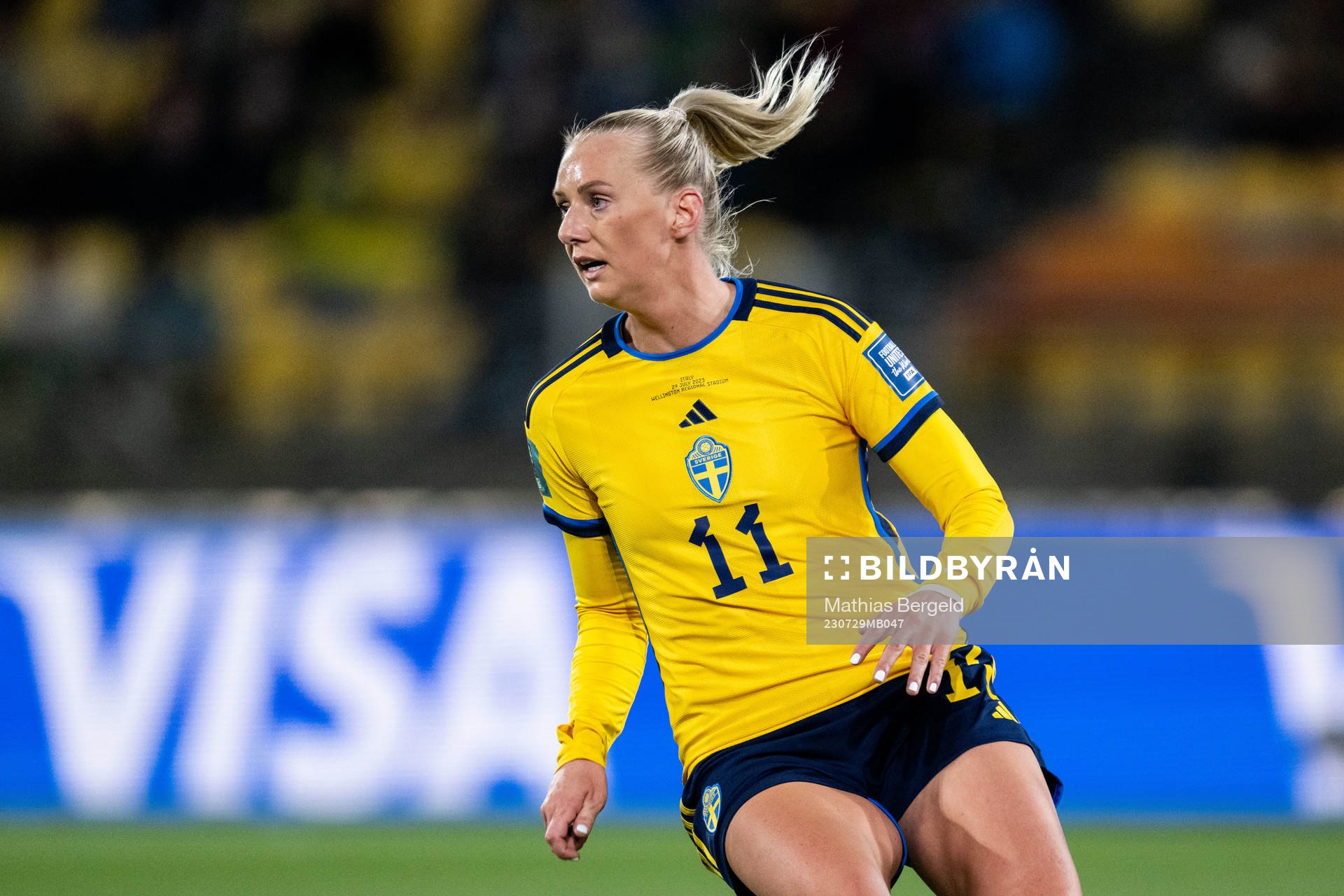 Stina Blackstenius of Sweden