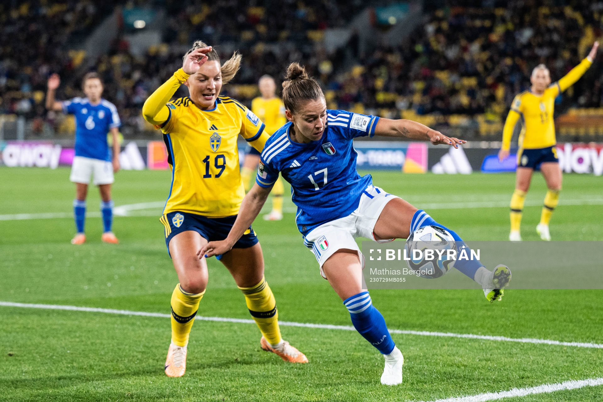 Johanna Rytting Kaneryd of Sweden and Lisa Boattin of Italy