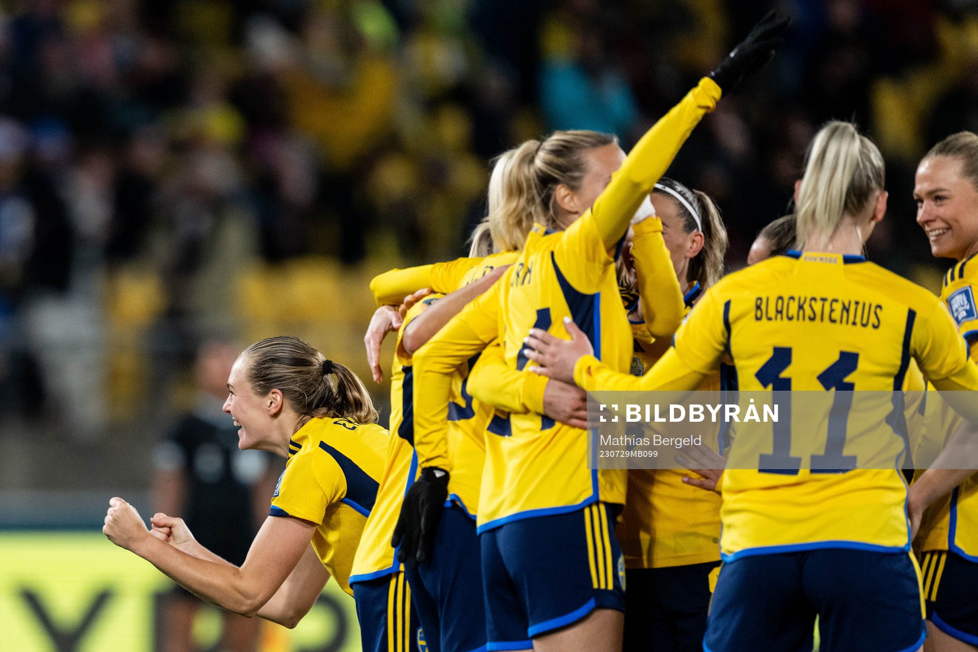 Magdalena Eriksson of Sweden celebrates