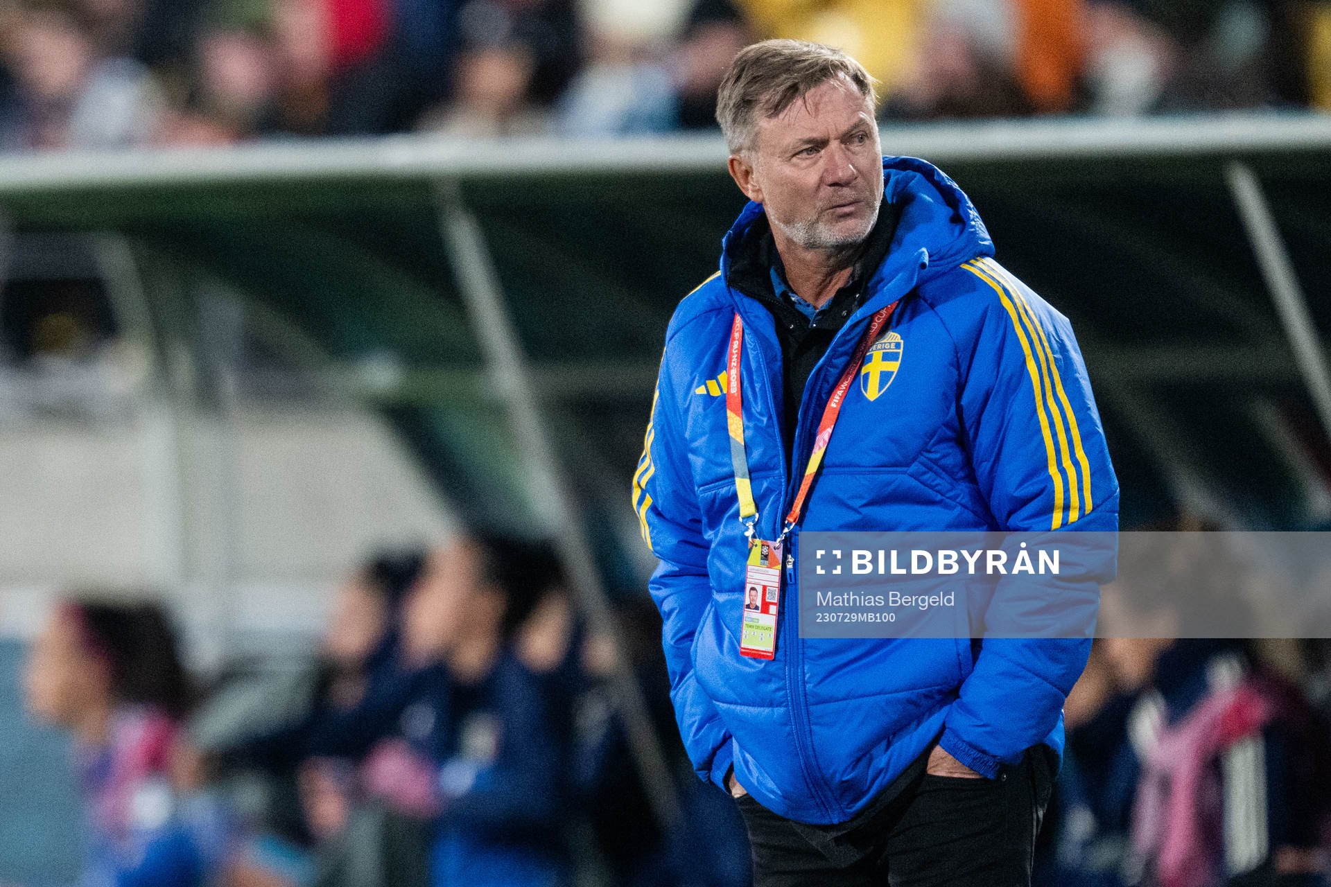 Head coach Peter Gerhardsson of Sweden
