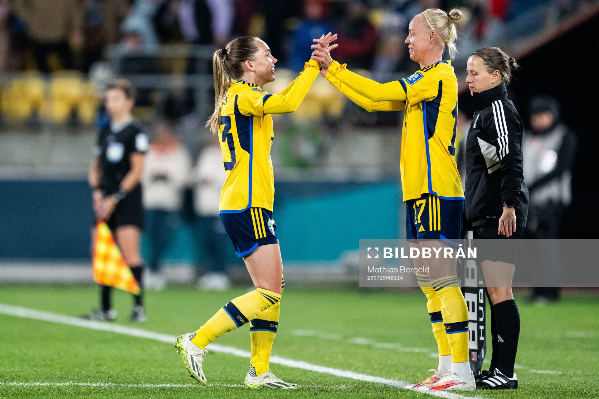 Elin Rubensson is substituted by Caroline Seger of Sweden
