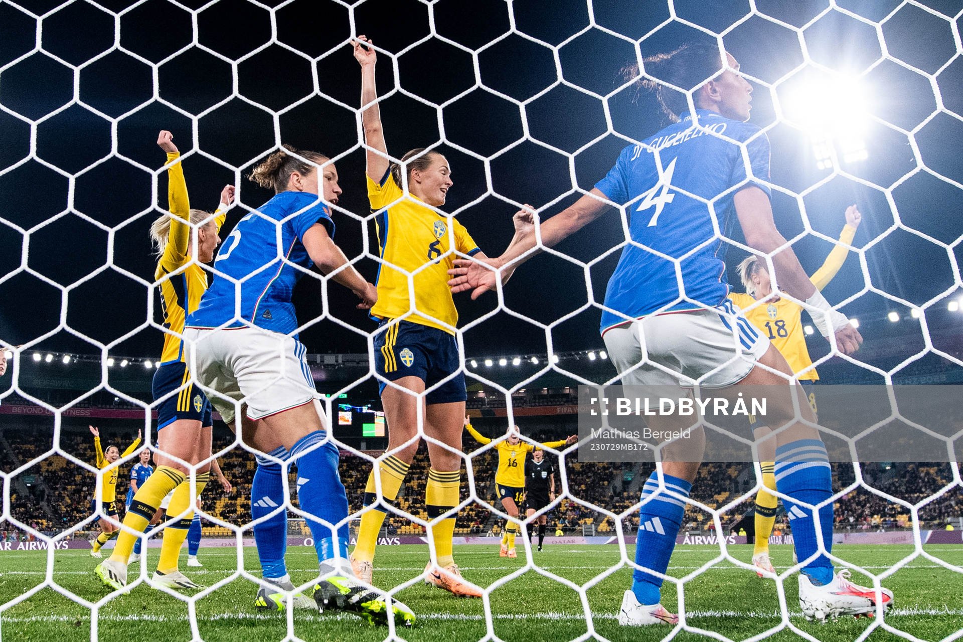 Magdalena Eriksson of Sweden celebrates