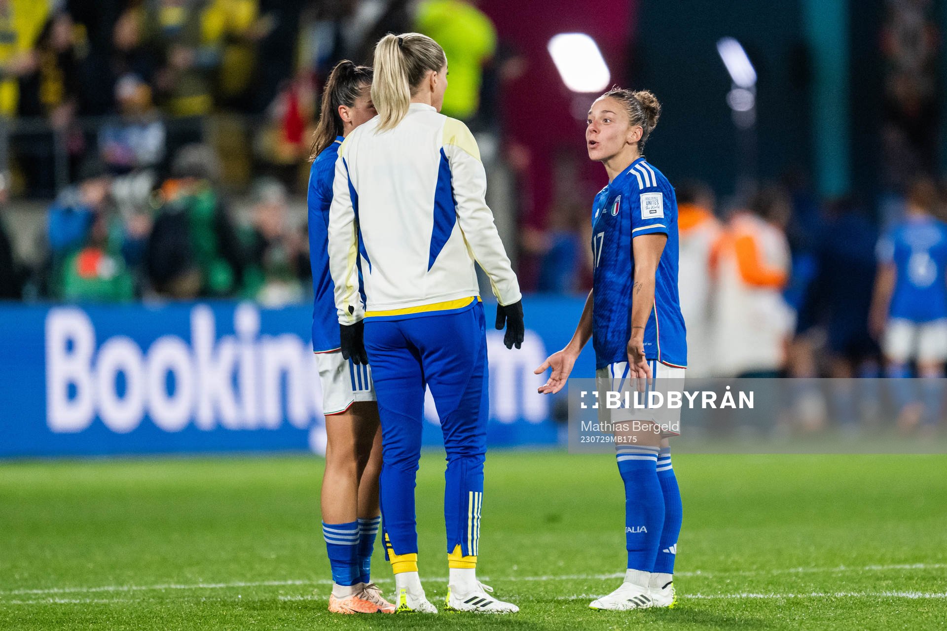 Linda Sembrant of Sweden and Lisa Boattin of Italy