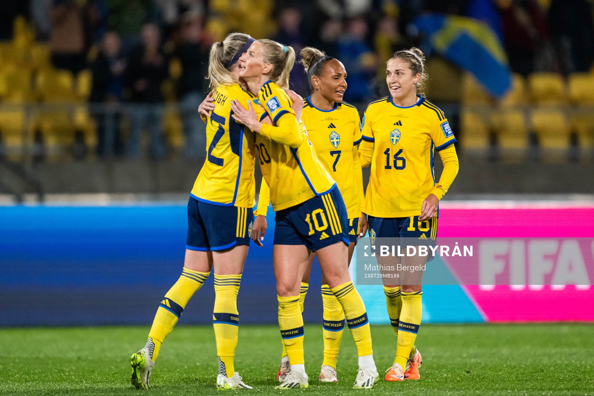 Olivia Schough, Sofia Jakobsson, Madelen Janogy and Filippa