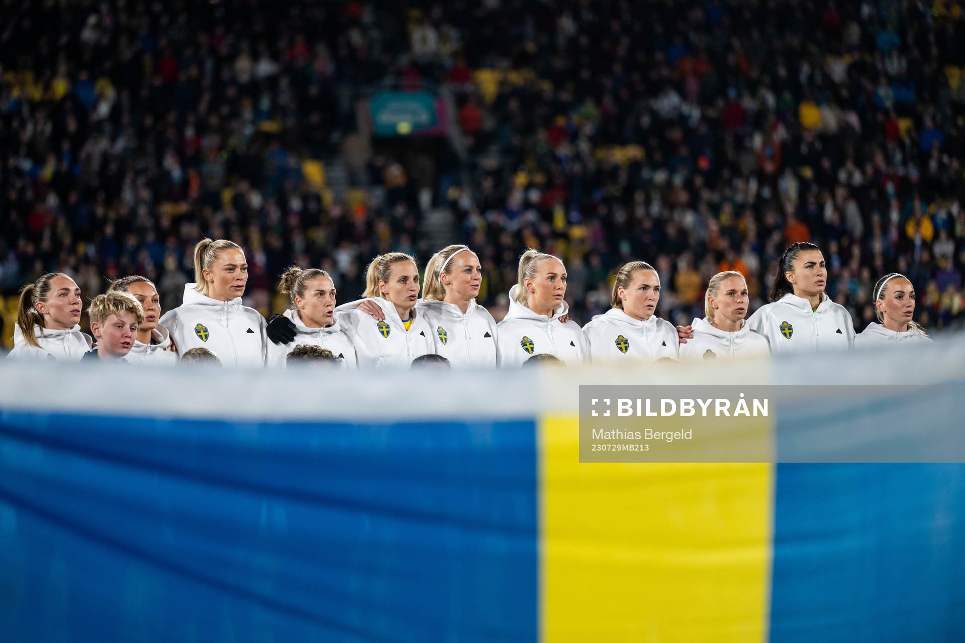 Players of Sweden at line-up