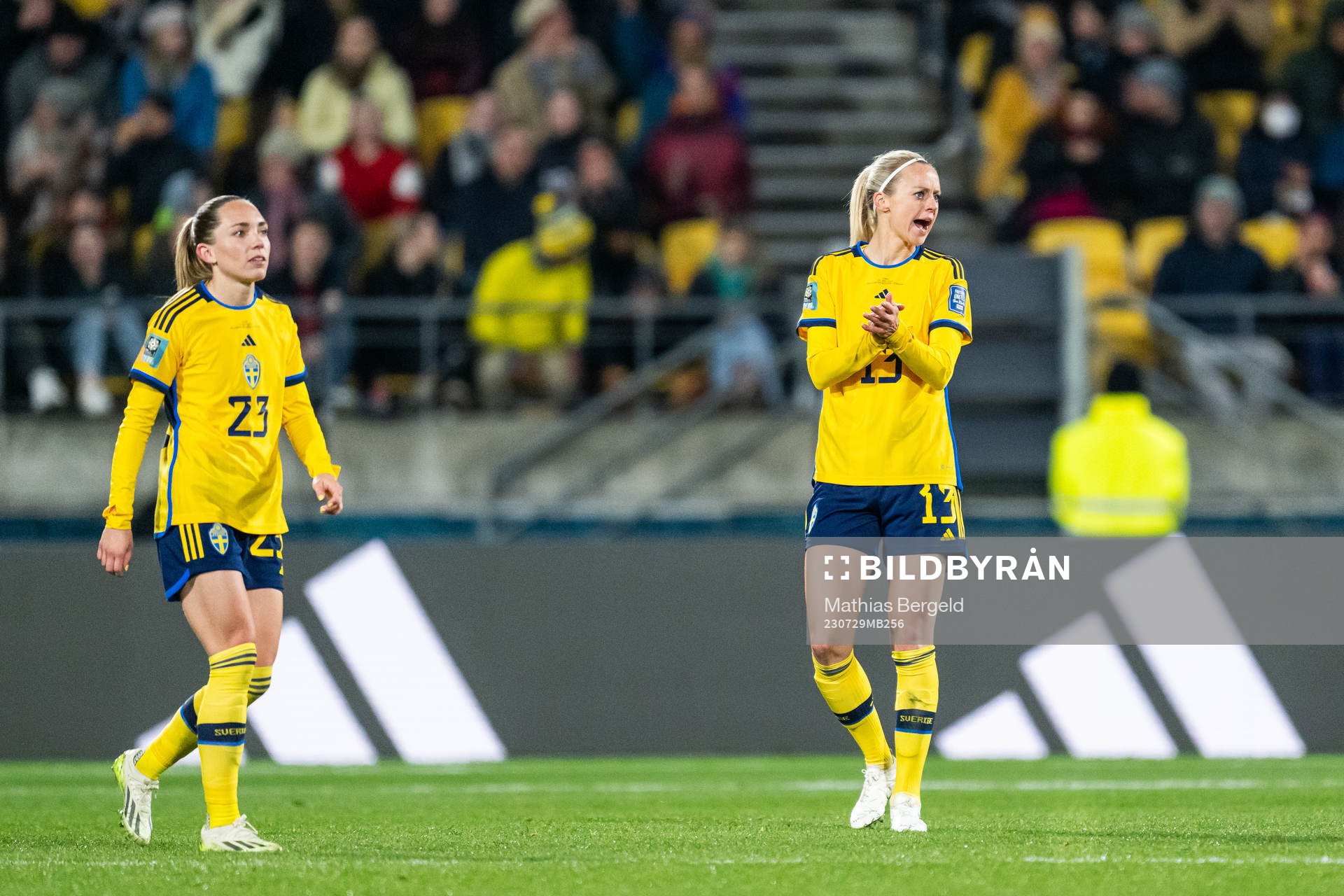 Elin Rubensson and Amanda Ilestedt of Sweden