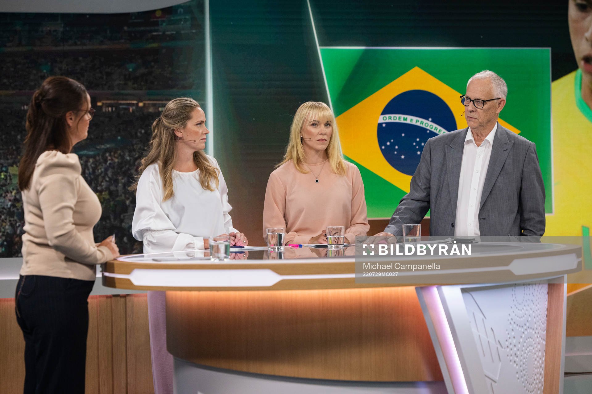 Suzanne Sjögren, Lisa Dahlkvist, Johanna Frisk, och Lars