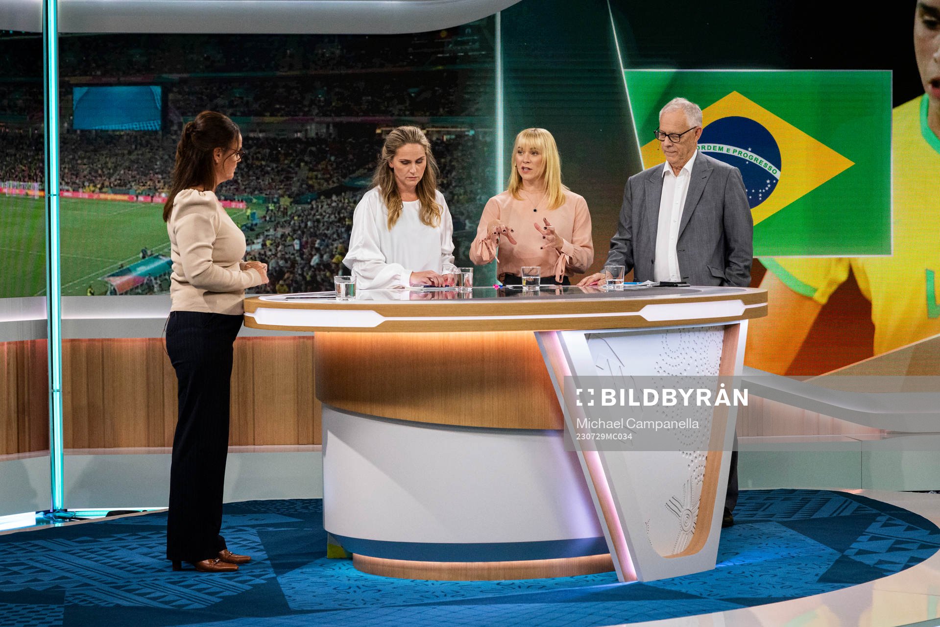 Suzanne Sjögren, Lisa Dahlkvist, Johanna Frisk, och Lars