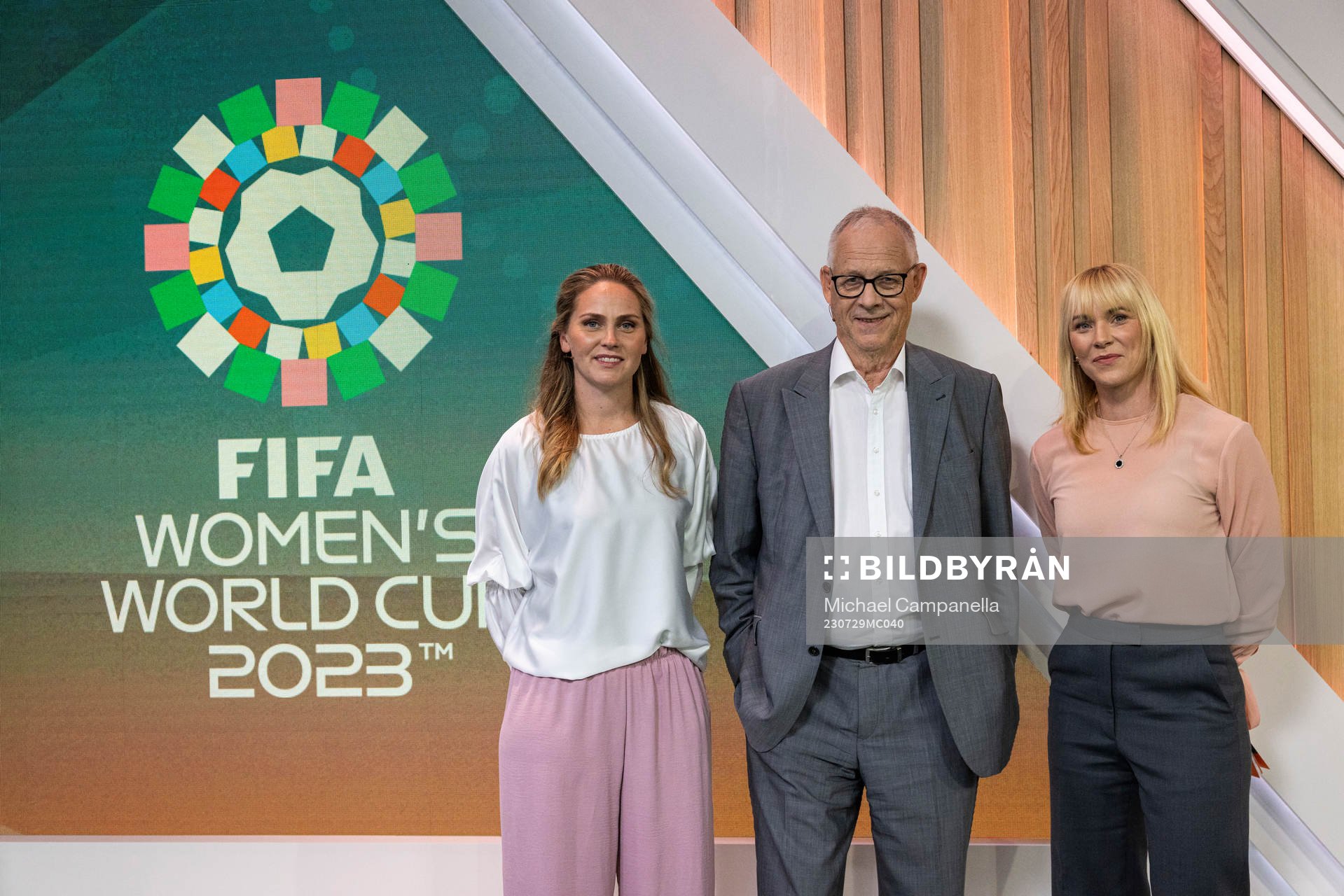 Lisa Dahlkvist, Lars Lagerbäck, och Johanna Frisk