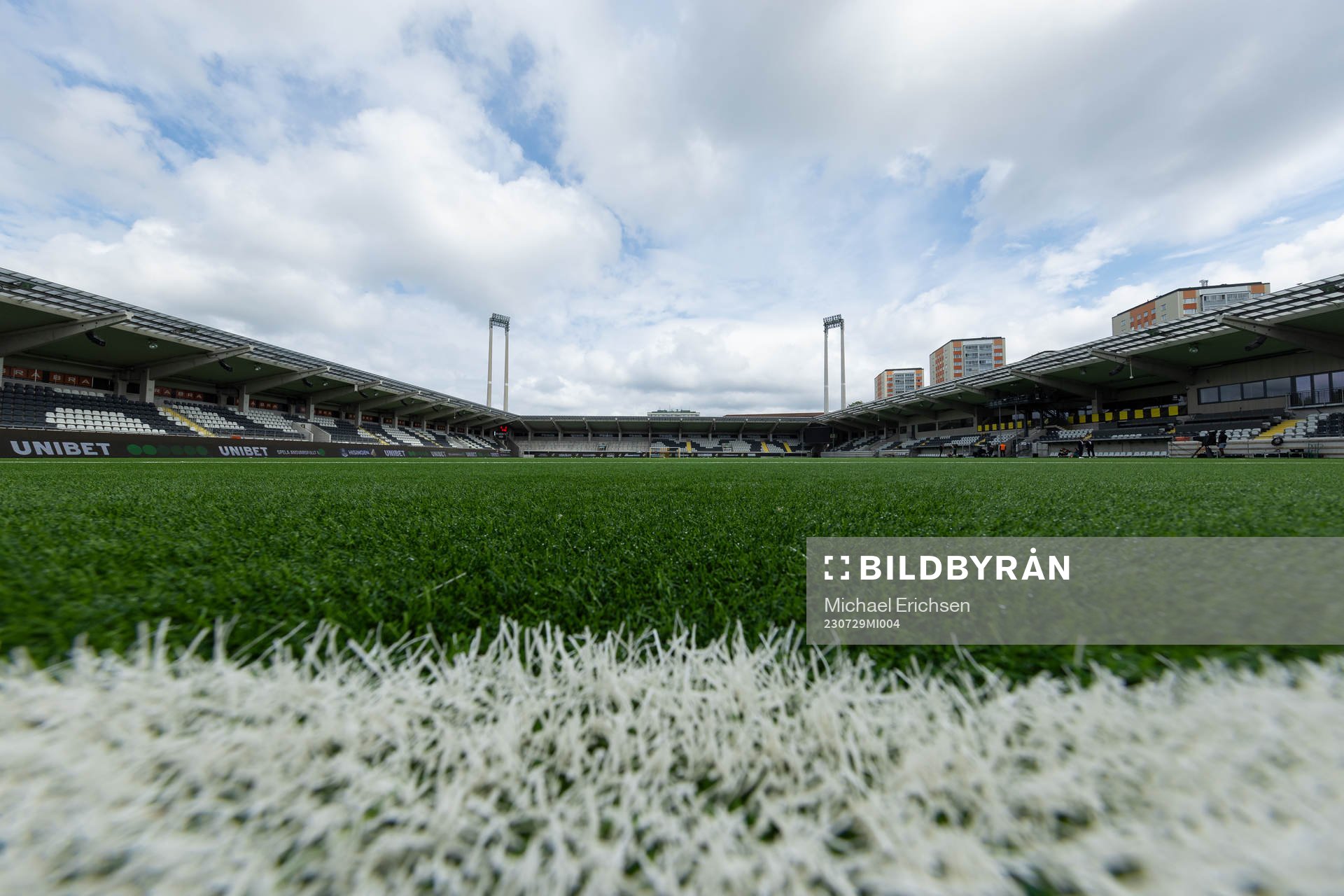 Bravida Arena innan fotbollsmatchen i Allsvenskan mellan