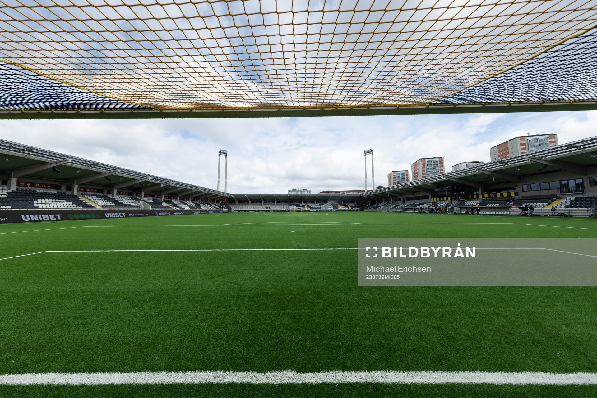 Bravida Arena innan fotbollsmatchen i Allsvenskan mellan