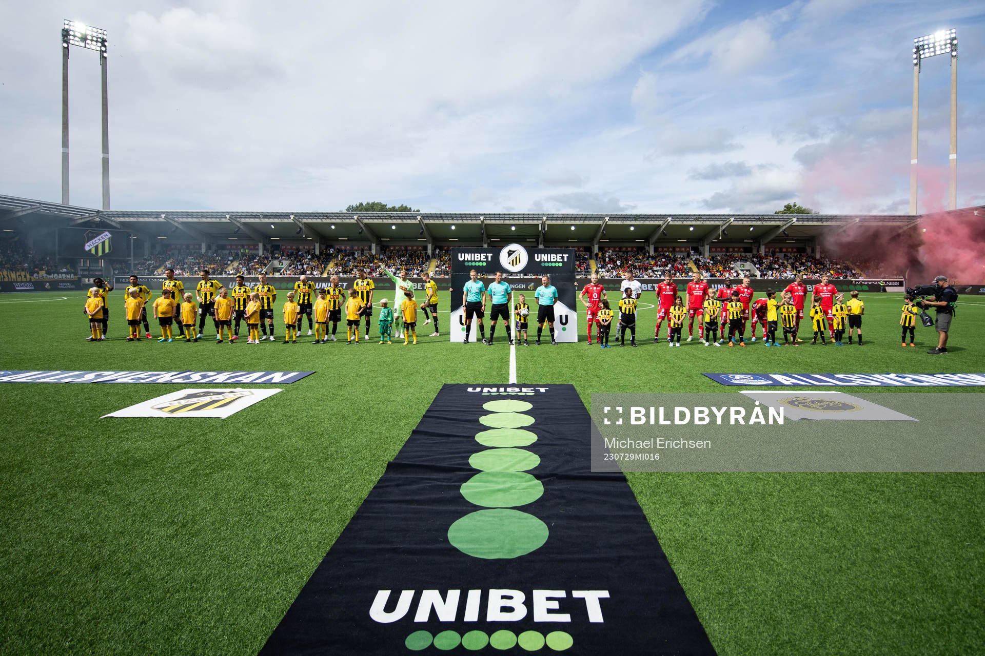 Häckens och Elfsborgs spelare