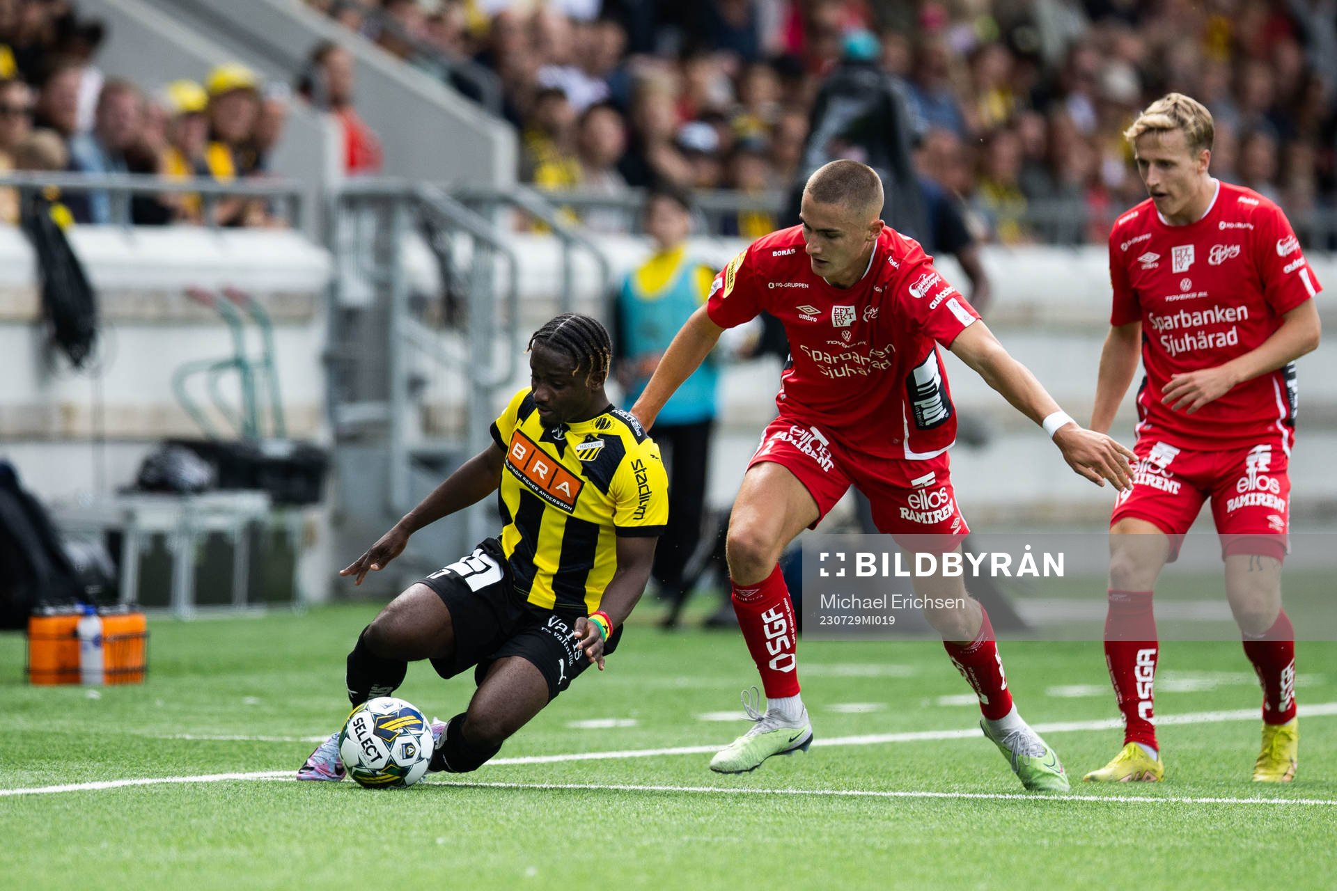 Häckens Ibrahim Sadiq och Elfsborgs Gustaf Lagerbielke