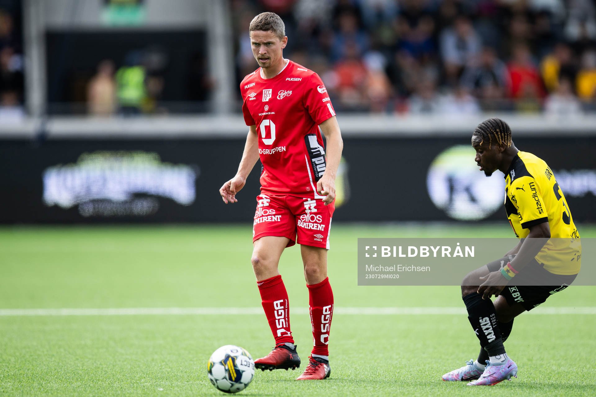 Elfsborgs Andre Ibsen Rømer och Häckens Ibrahim Sadiq