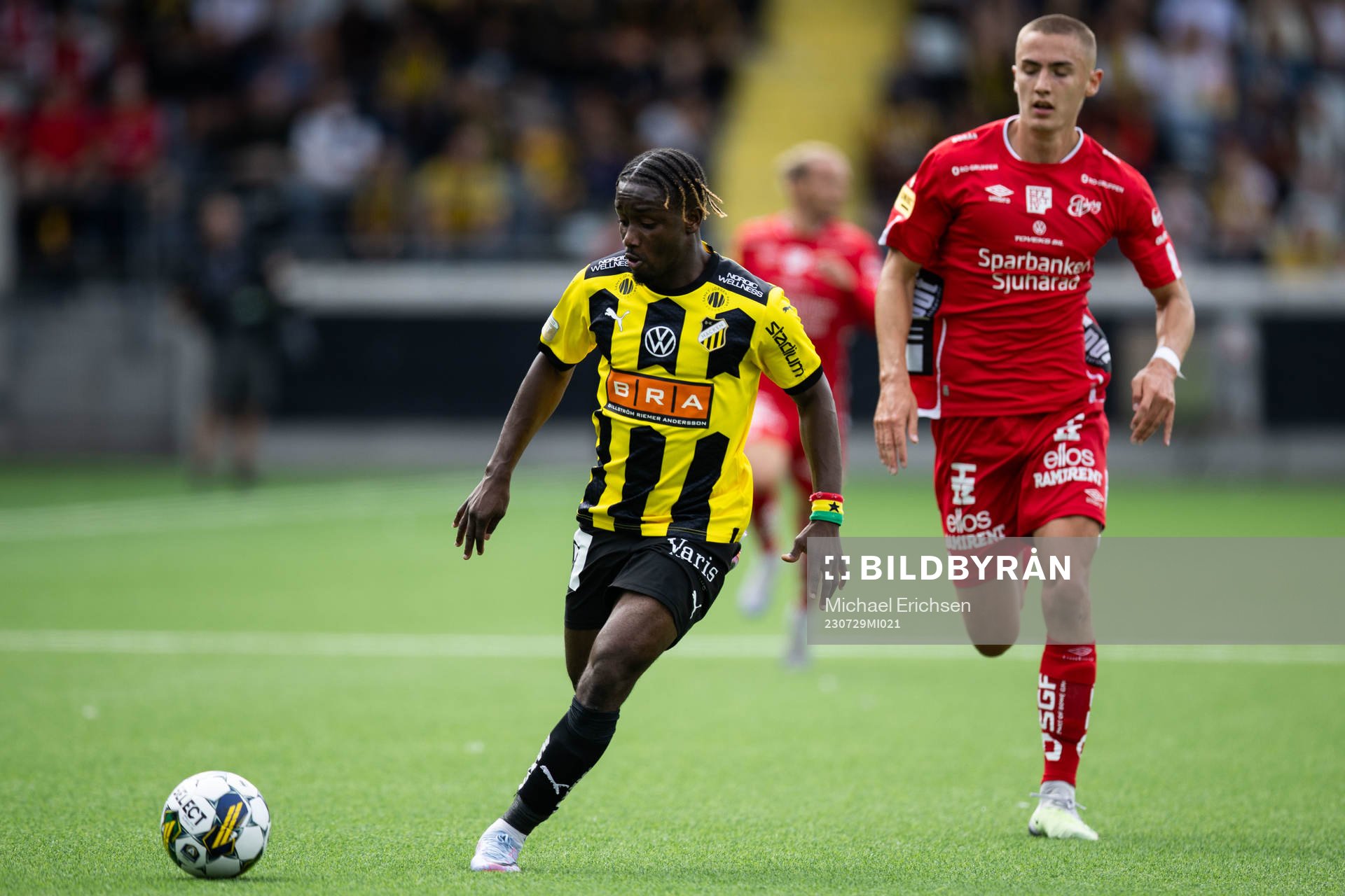 Häckens Ibrahim Sadiq och Elfsborgs Gustaf Lagerbielke