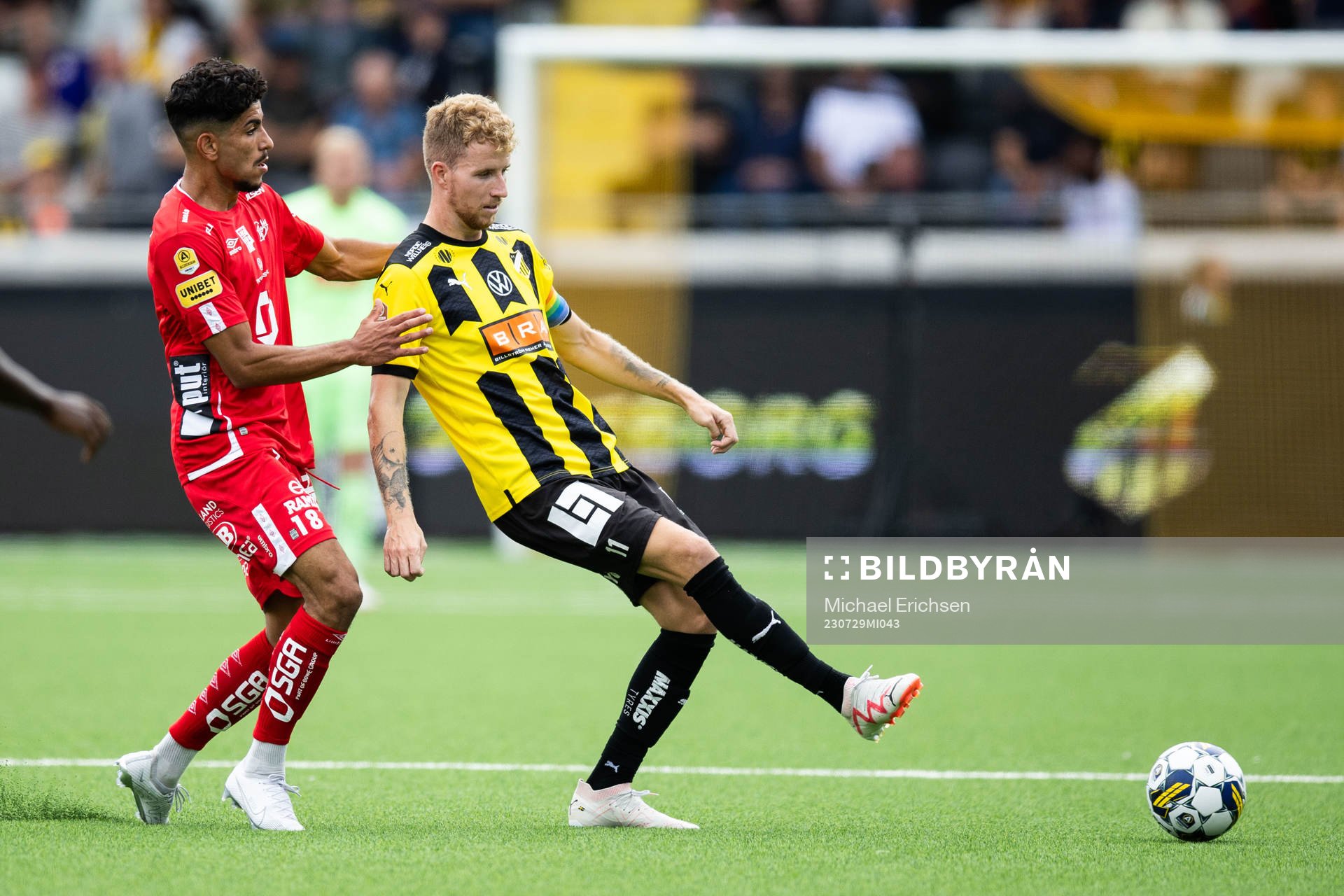 Elfsborgs Ahmed Qasem och Häckens Samuel Gustafson