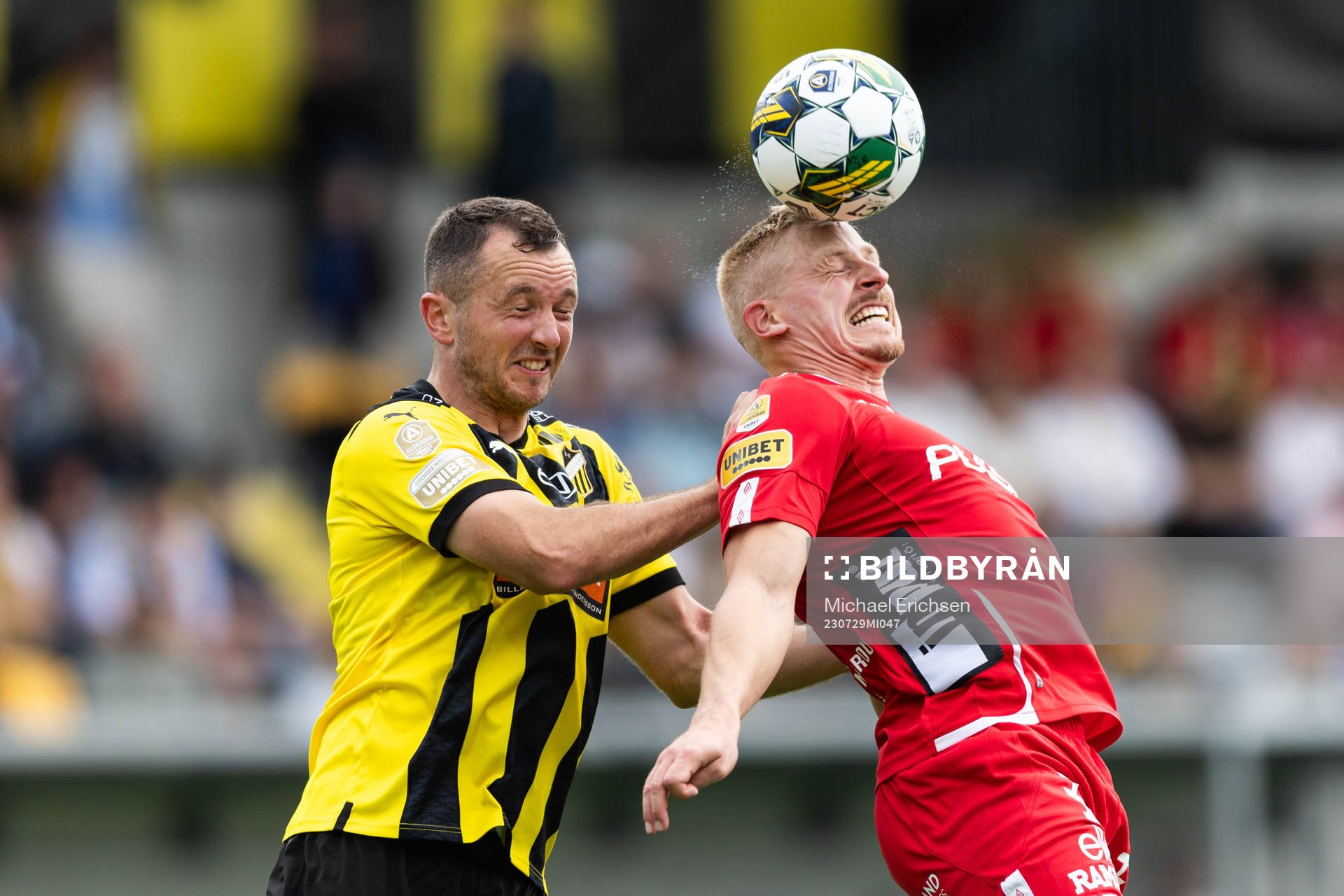 Häckens Even Hovland och Elfsborgs Per Frick